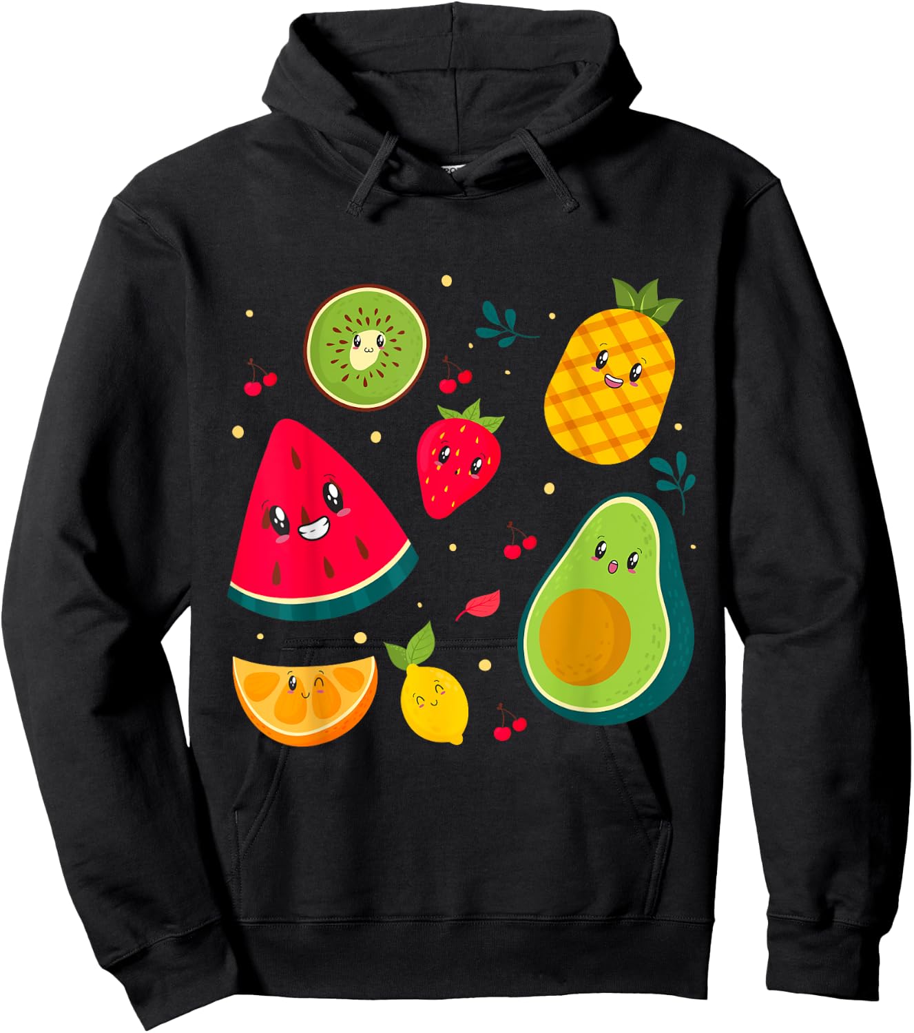 Fruit Costume Sweet Tea Fruit Salad Men Women Couples Hoodie - Hoodie | Black