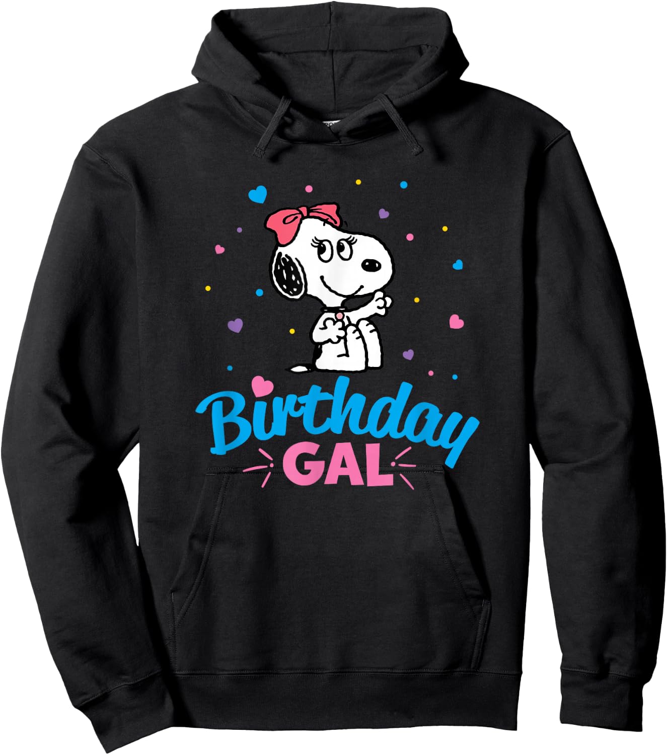 Peanuts Belle Birthday Gal Hoodie - Hoodie | Black