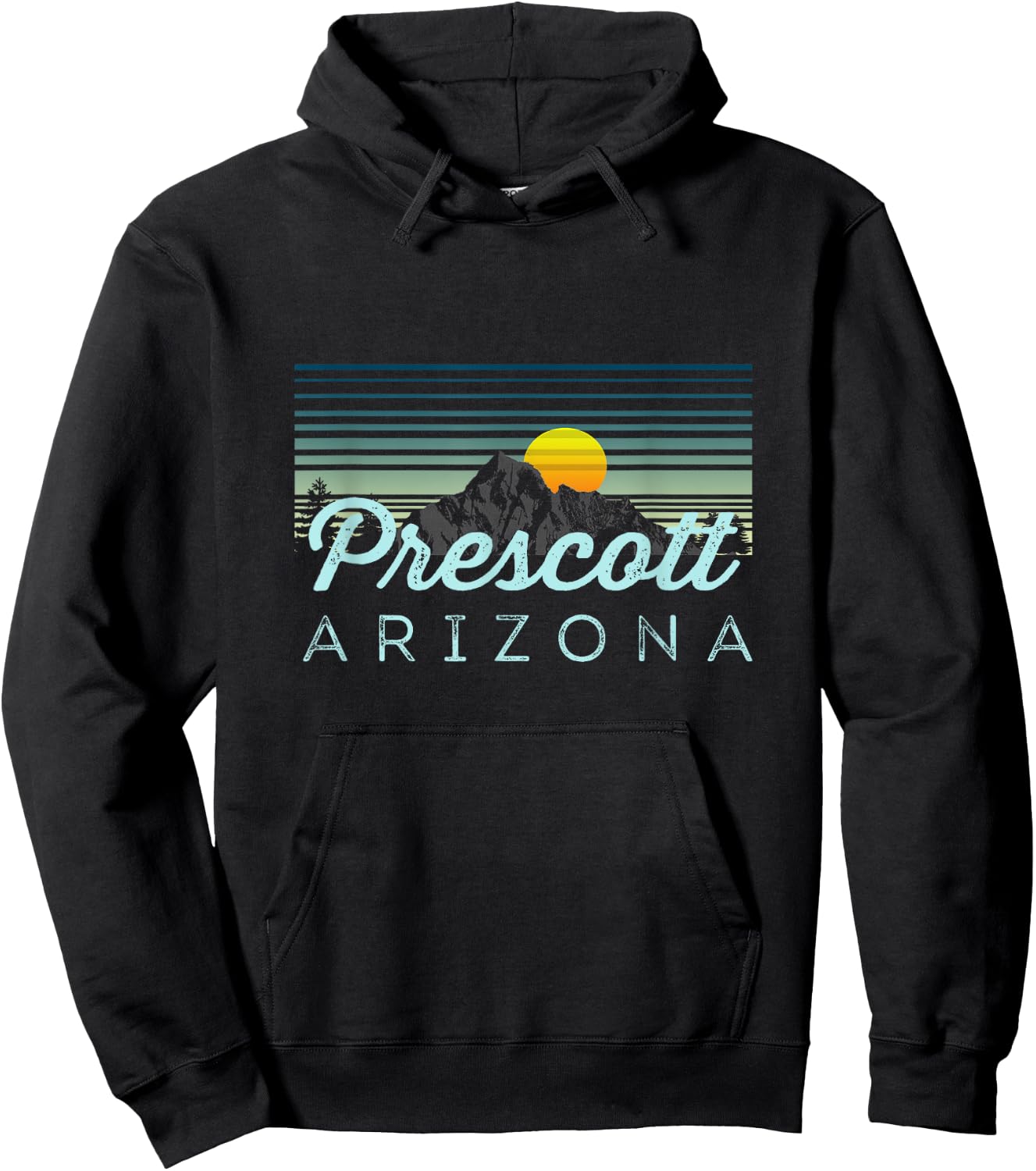 Prescott Retro Clothes & Gear - Prescott Souvenir Hoodie - Hoodie | Black