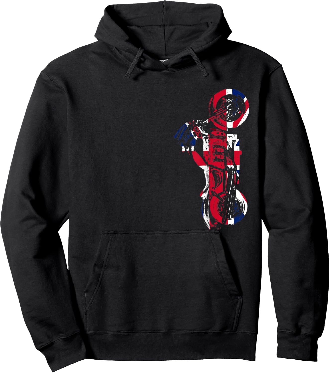 Rocket III Motorcycle Union Jack Hoodie - Hoodie | Black