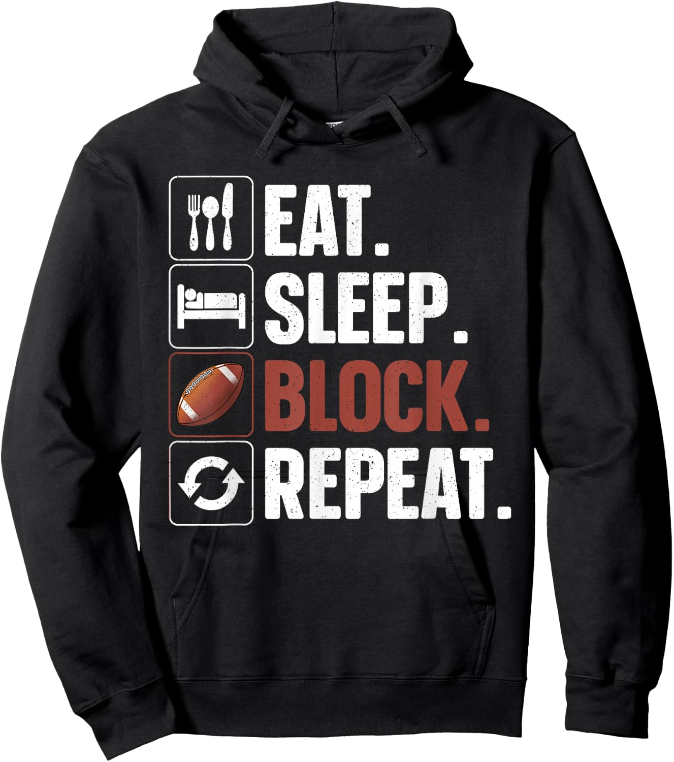 Lineman Art Women Football Player Offensive Lineman Hoodie - Hoodie | Black