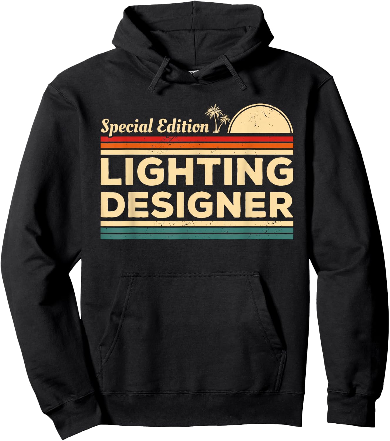 Vintage Lighting Designer Hoodie - Hoodie | Black