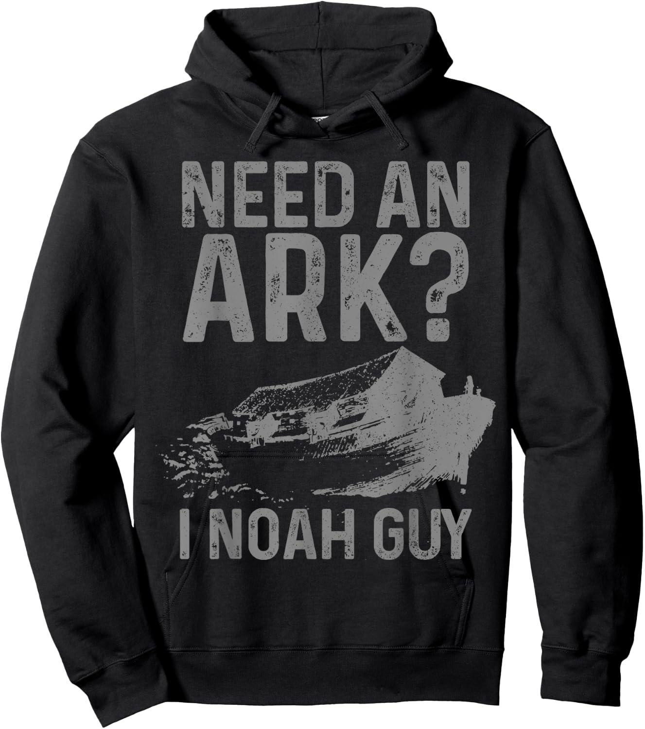 Need An Ark I Noah Guy Funny Christian Pastor Bible Jesus Hoodie - Hoodie | Black