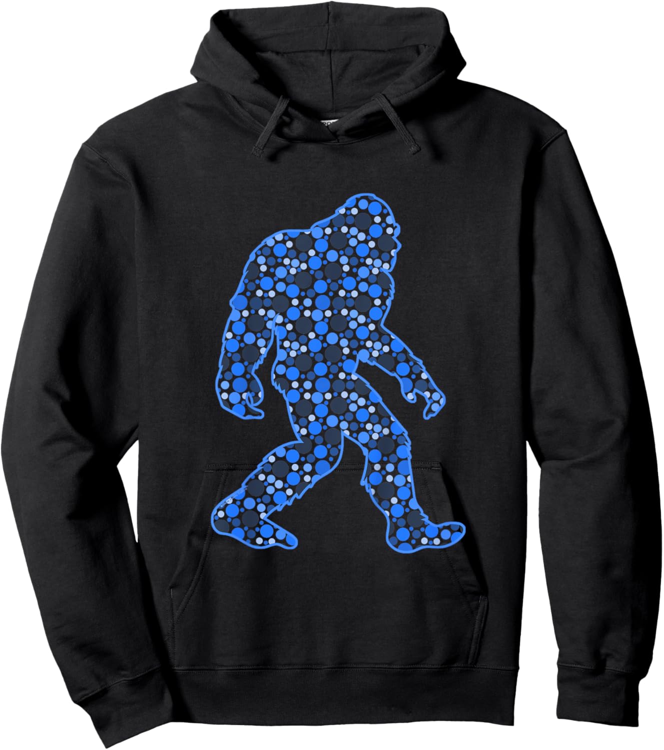 Kids Dot Day Polka Dot Bigfoot International Dot Day Hoodie - Hoodie | Black
