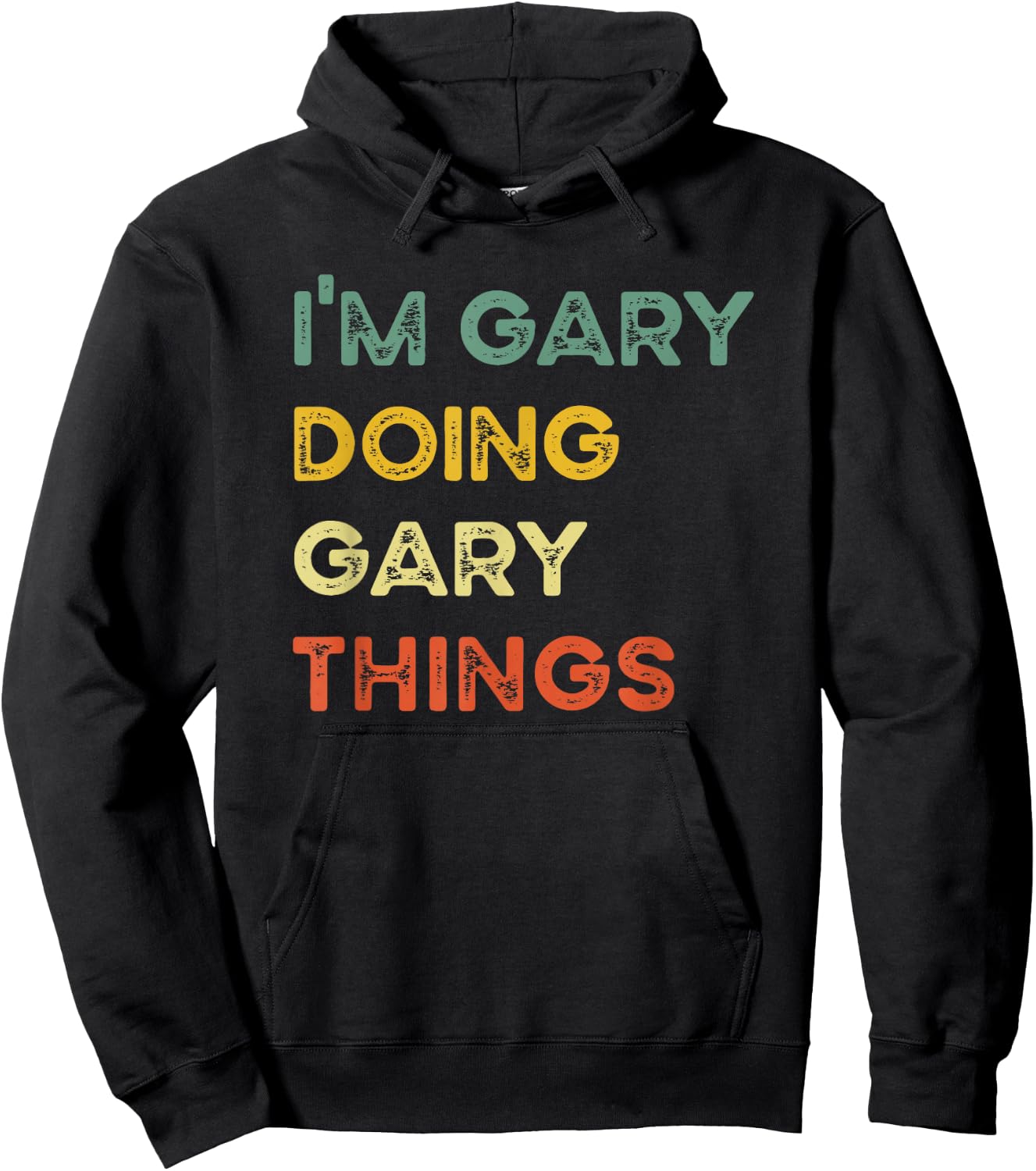 I'm Gary Doing Gary Things Funny Christmas Idea Hoodie - Hoodie | Black