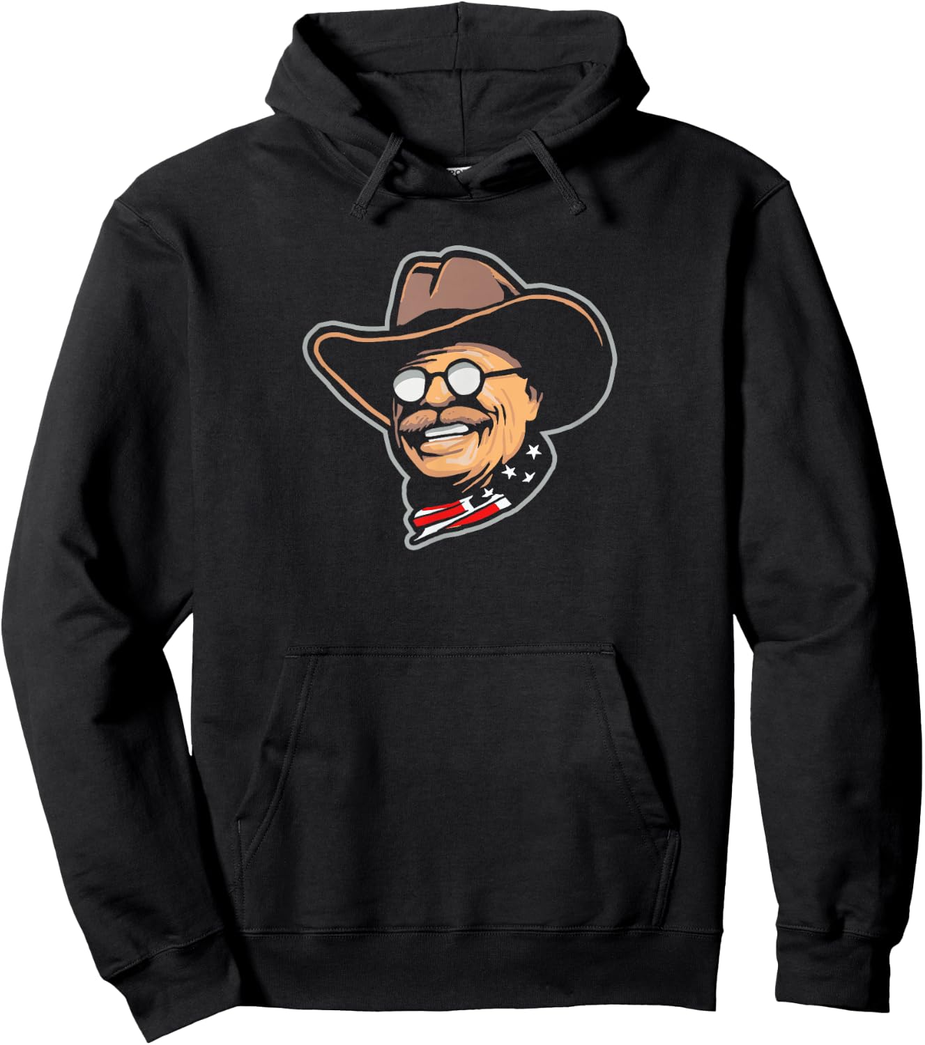 Teddy Roosevelt Rough Rider American National Parks Retro Hoodie - Hoodie | Black