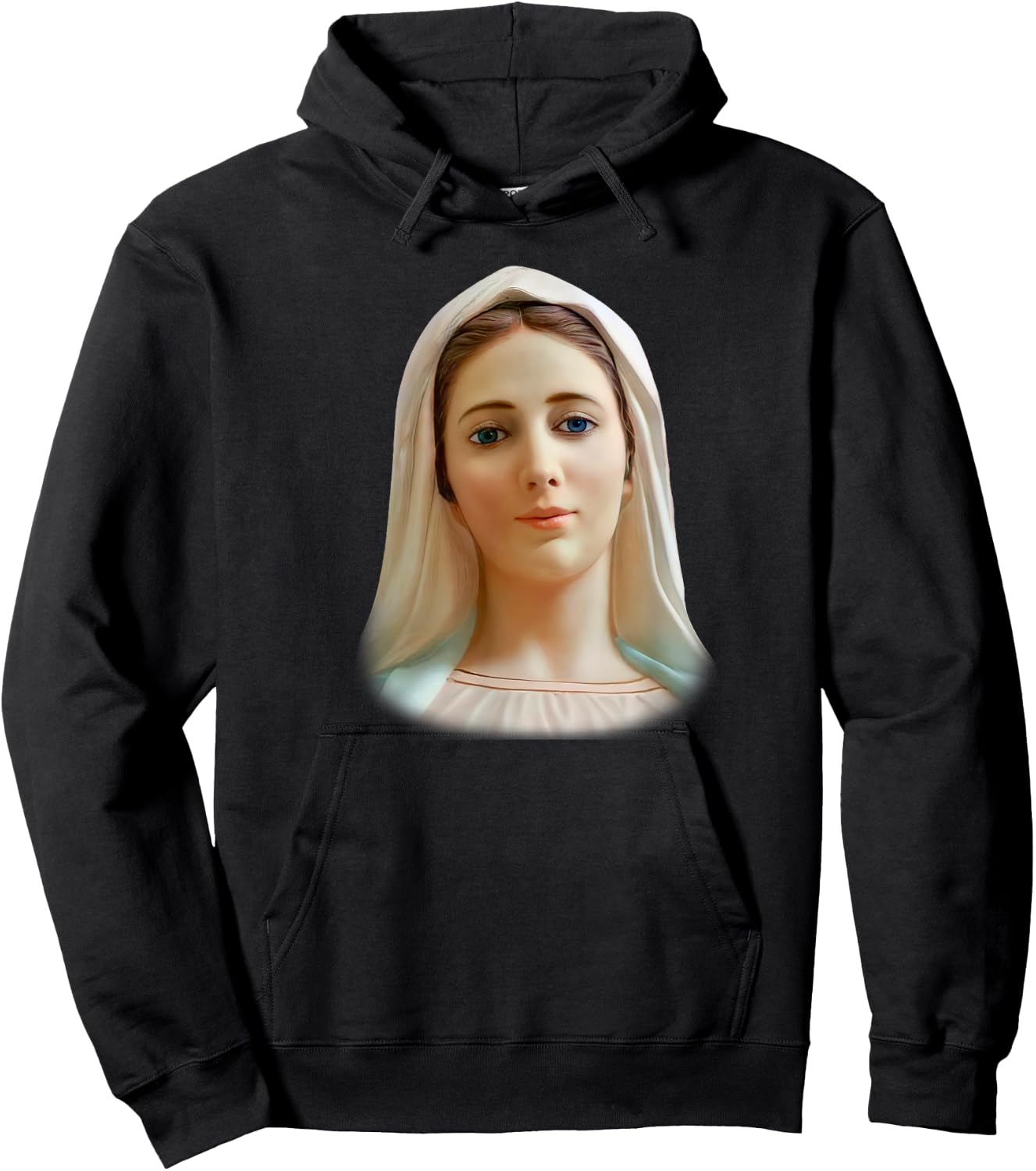 Medjugorje Our Lady Queen of Peace Gospa Hoodie - Hoodie | Black