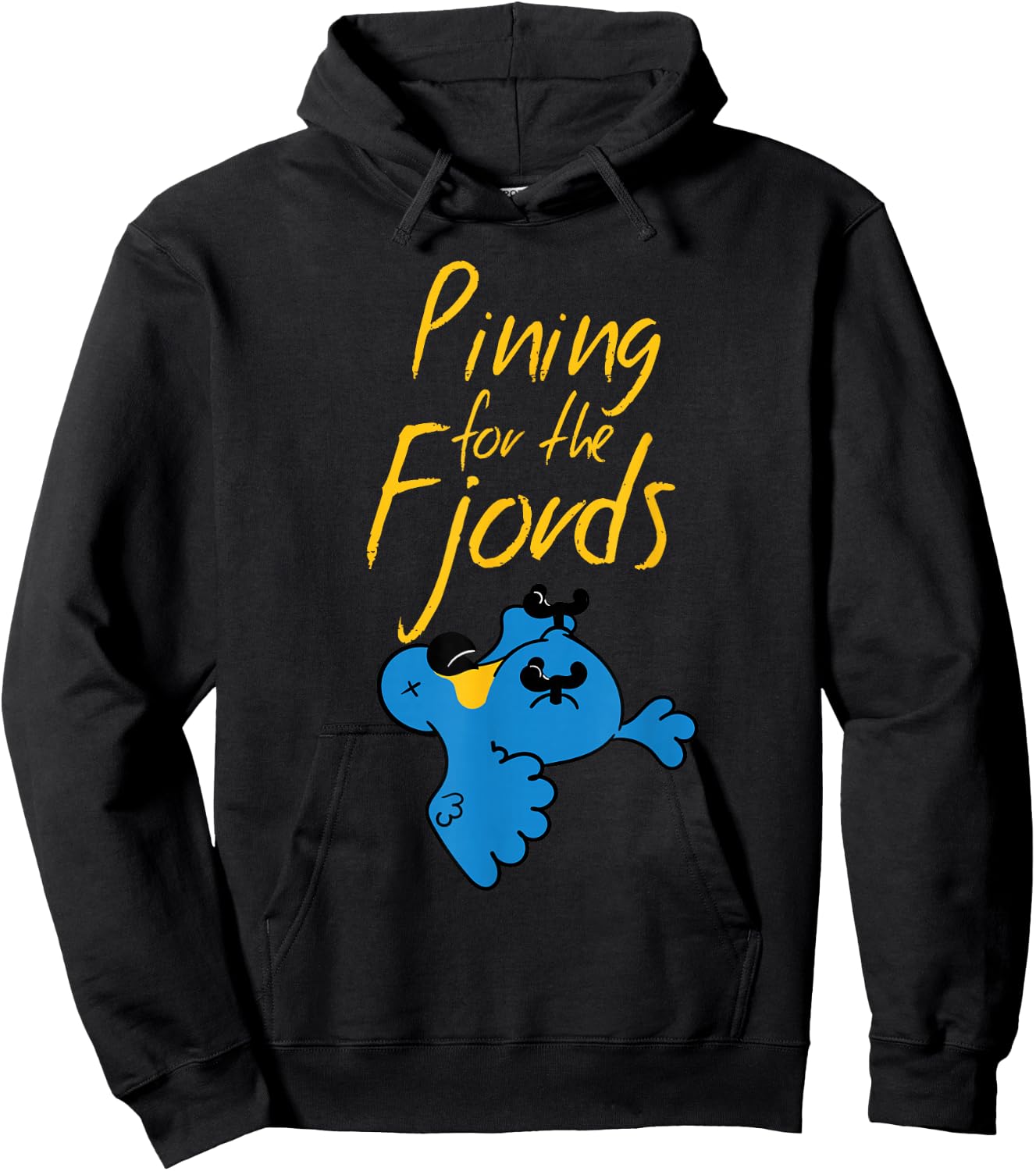 The Dead Parrot, he's not Dead, he's Pining for the Fjords Hoodie - Hoodie | Black