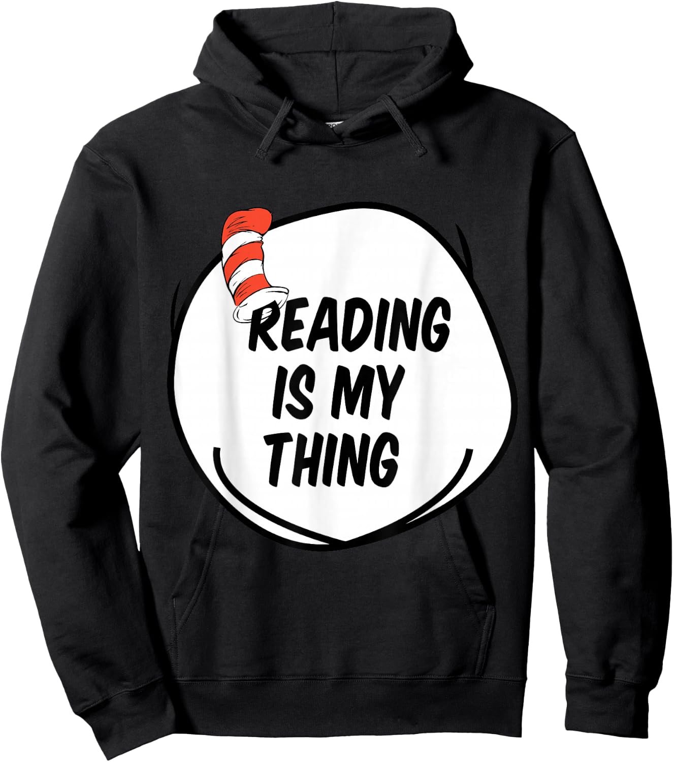 Reading is my Thing Funny Bookworm Reading book Lover Hoodie - Hoodie | Black
