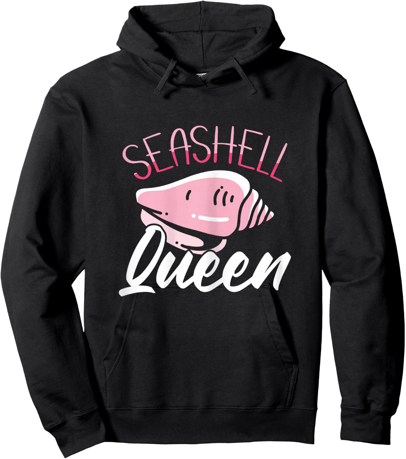 Seashell Queen Shelling Seashell Collecting Hoodie - Hoodie | Black