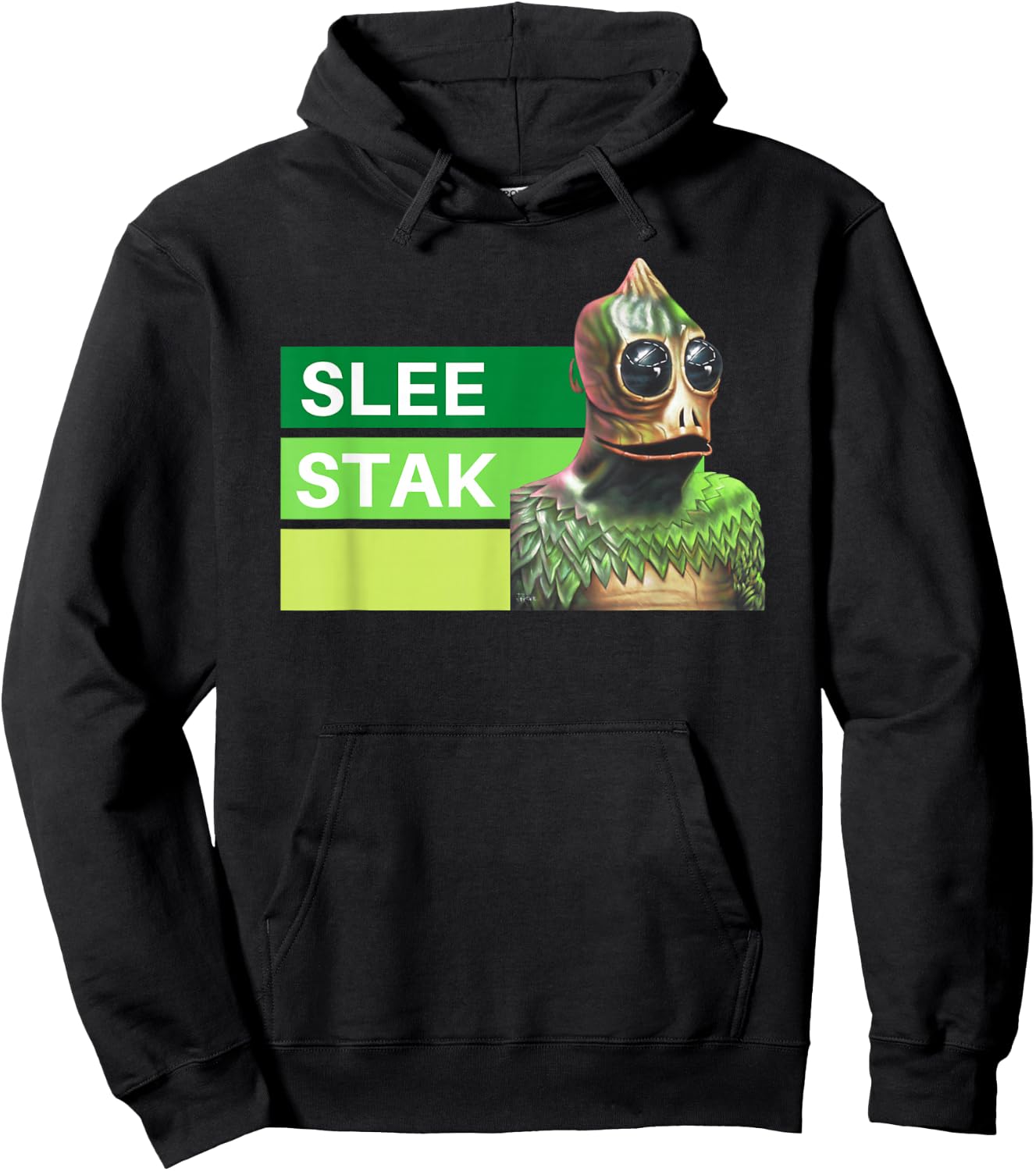 Sleestak, Funny Land OF The Lost Shirt, Classic Television Hoodie - Hoodie | Black