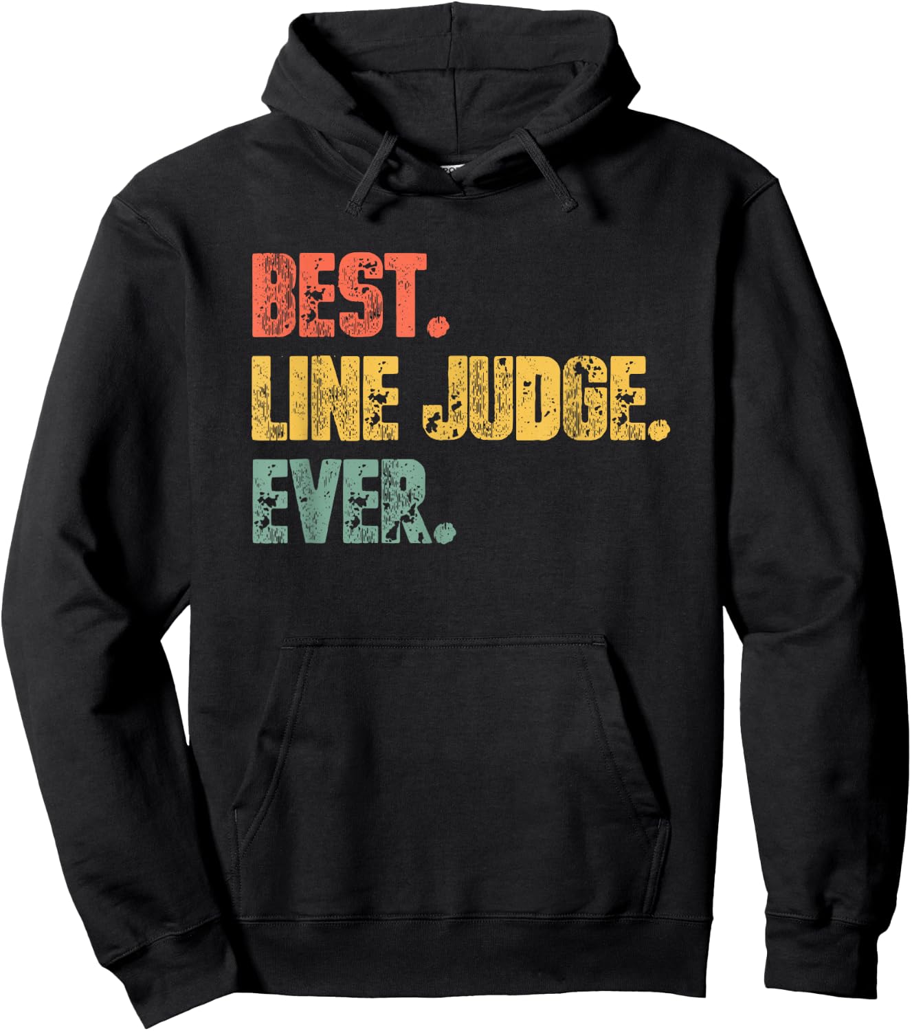 Best Line Judge Ever -Funny Volleyball Line Judge Volleyball Hoodie - Hoodie | Black