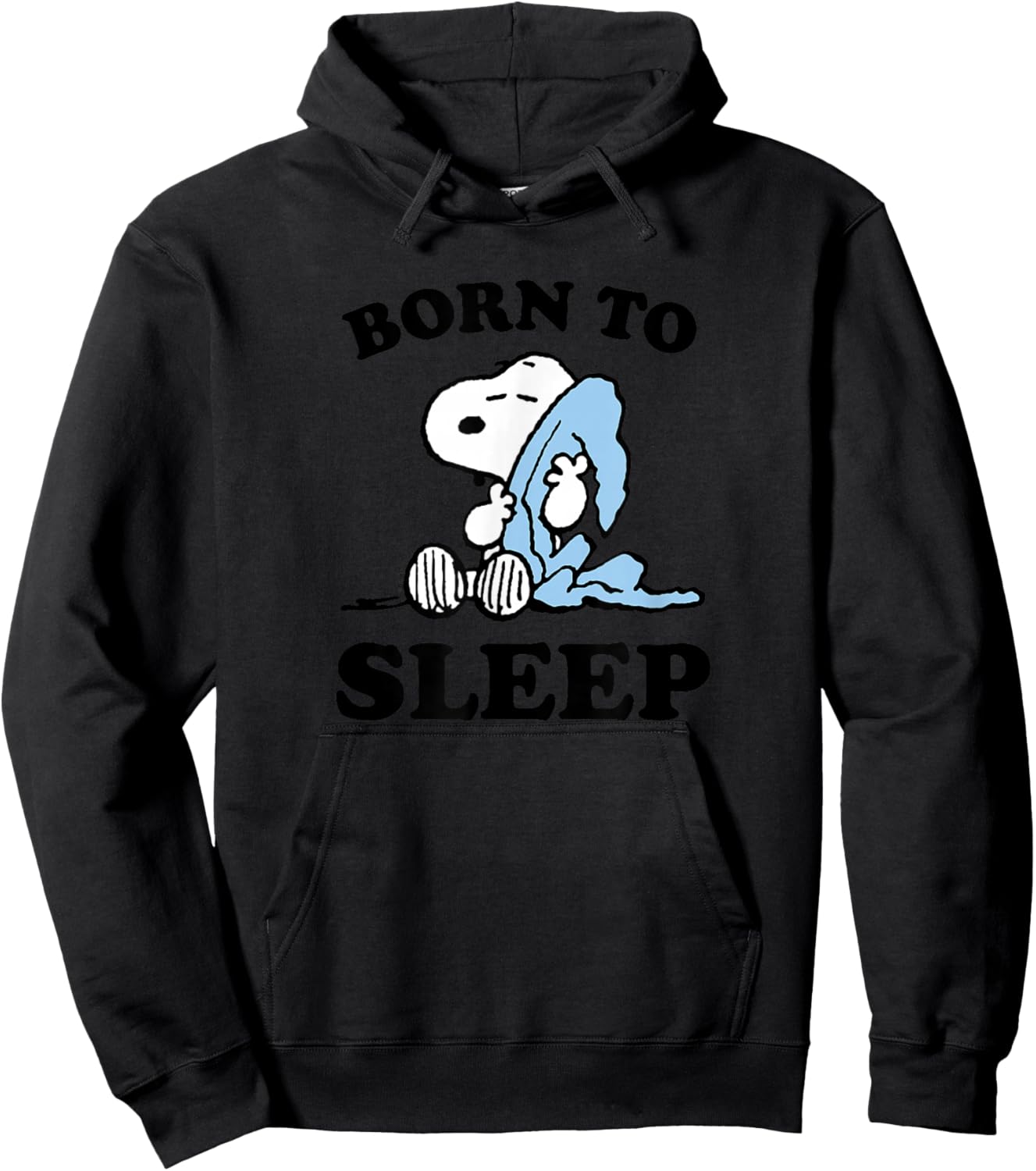 Peanuts - Snoopy Born to Sleep Hoodie - Hoodie | Black