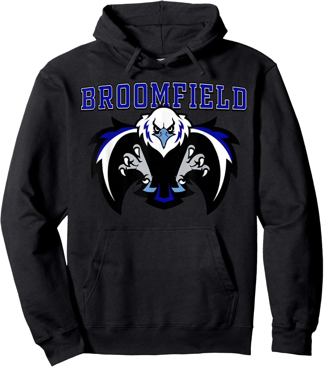 Broomfield Eagles High School Team Spirit Hoodie - Hoodie | Black