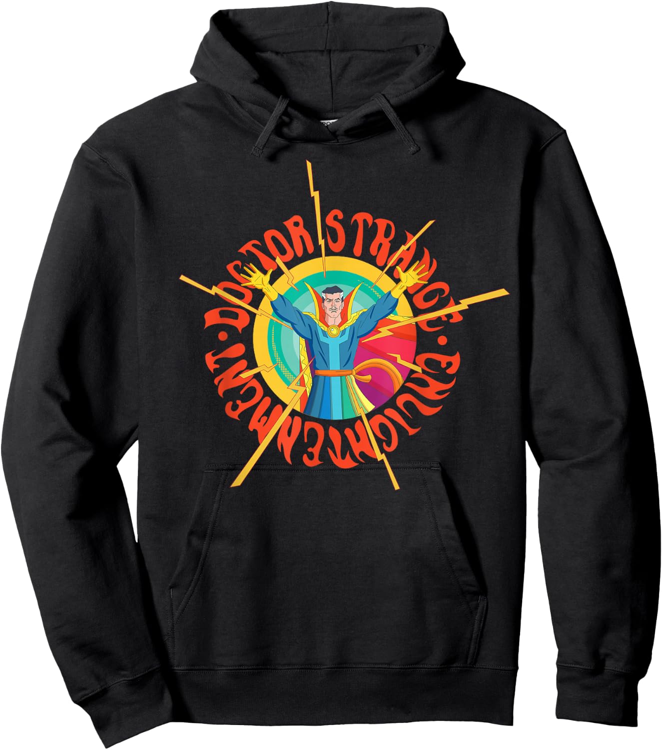 Marvel Doctor Strange Enlightenment Magic Circle Comic Hoodie - Hoodie | Black