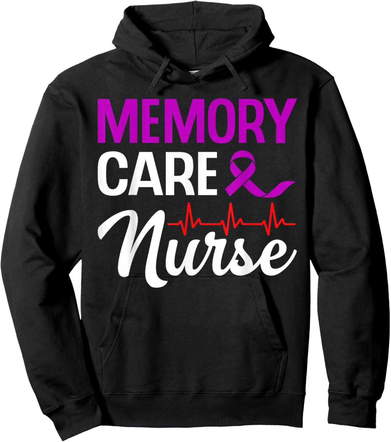 Memory Care Nurse Medical Assistant RN Student Hoodie - Hoodie | Black