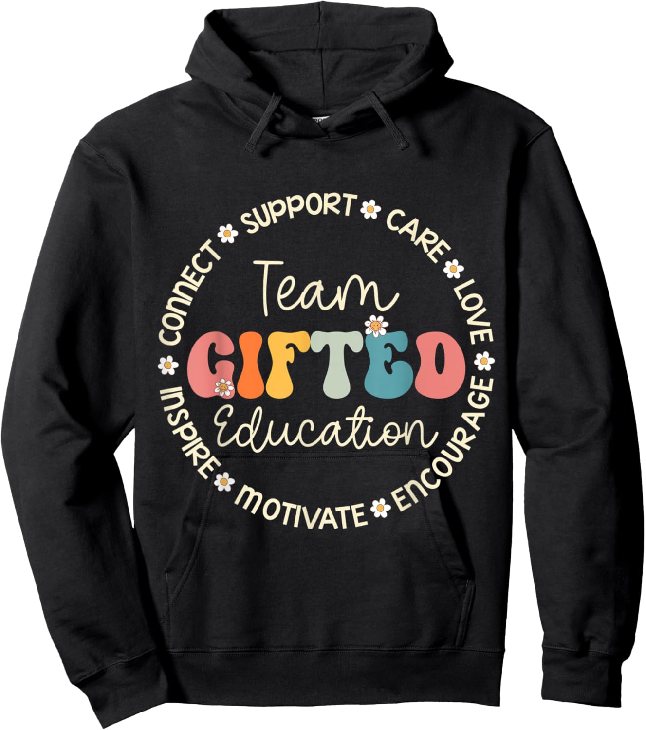 Team Gifted Education Appreciation Week Back to School Hoodie - Hoodie | Black