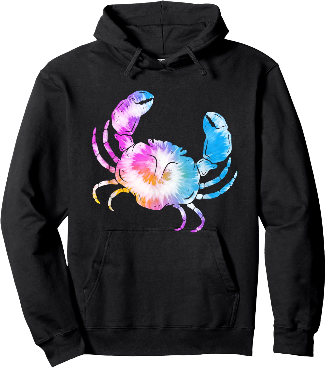 Colorful Crab - Fishing Hunting Animal Crustaceans Hoodie - Hoodie | Black