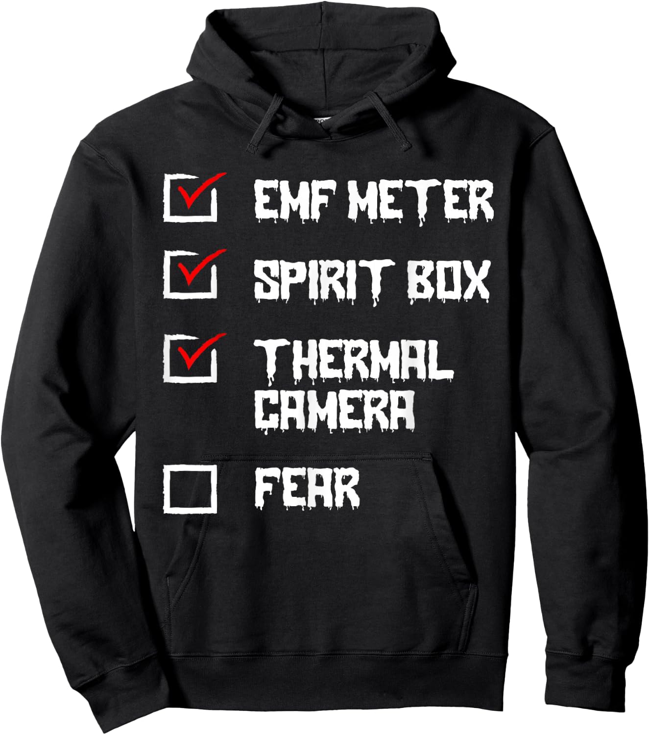 Phasmophobia - Ghost Hunter - Paranormal Investigators Hoodie - Hoodie | Black