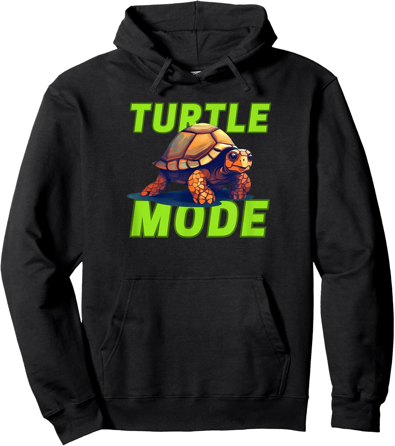 Turtle Mode is On Tortoise Lover Moving Slowly Hoodie - Hoodie | Black