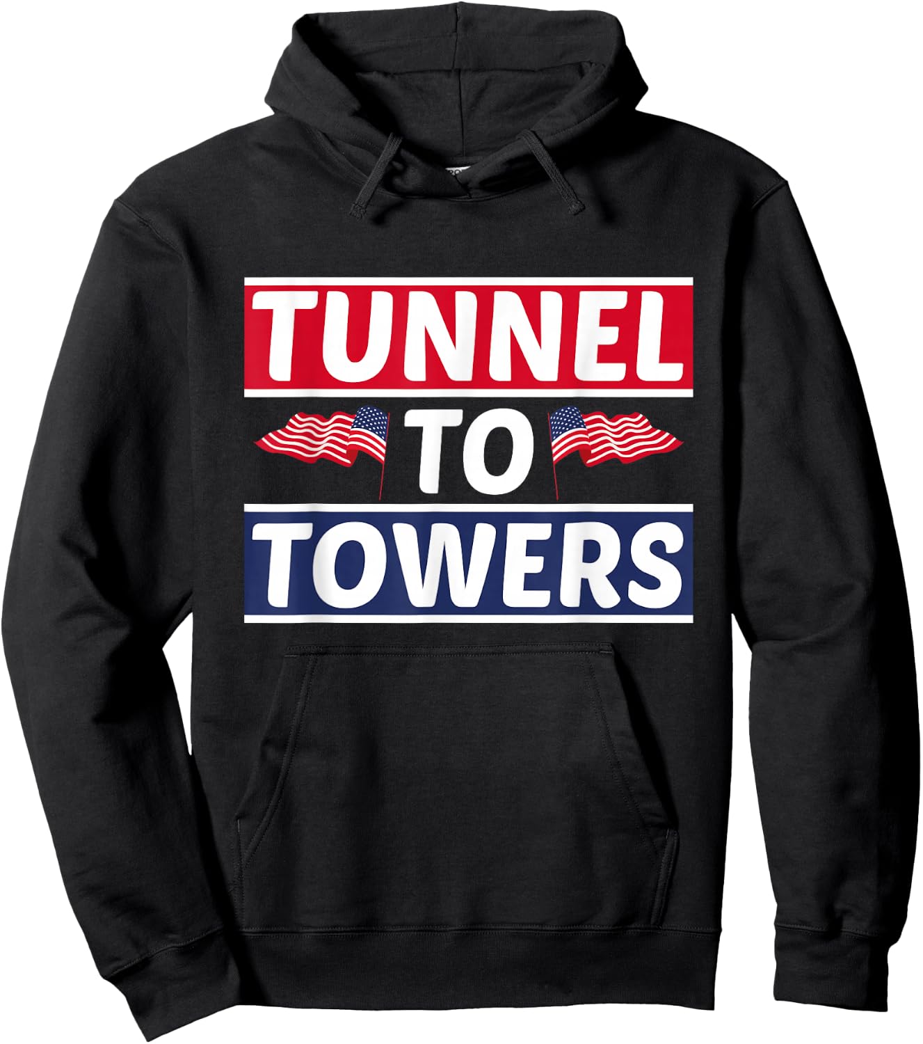 Tunnel To Towers, for Firefighter, Fireman Hoodie - Hoodie | Black
