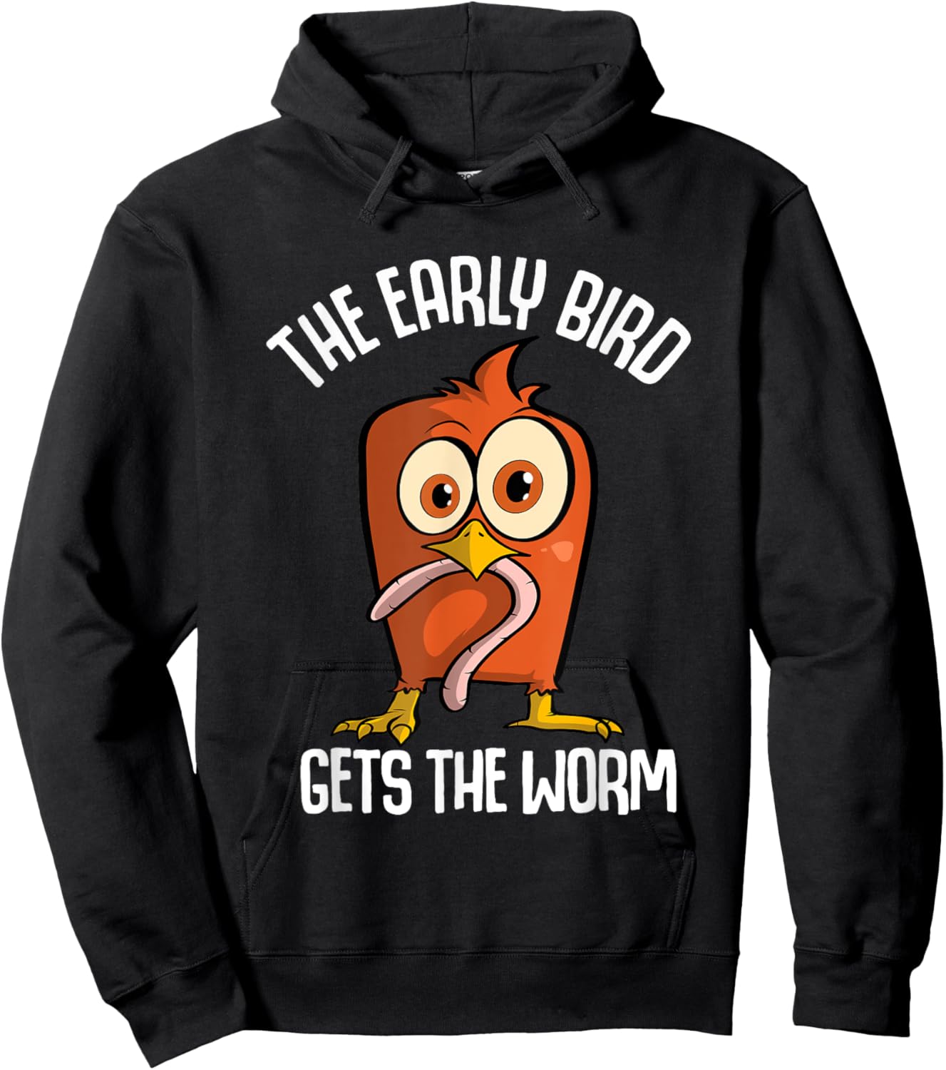 The Early Bird Gets The Worm Hoodie - Hoodie | Black