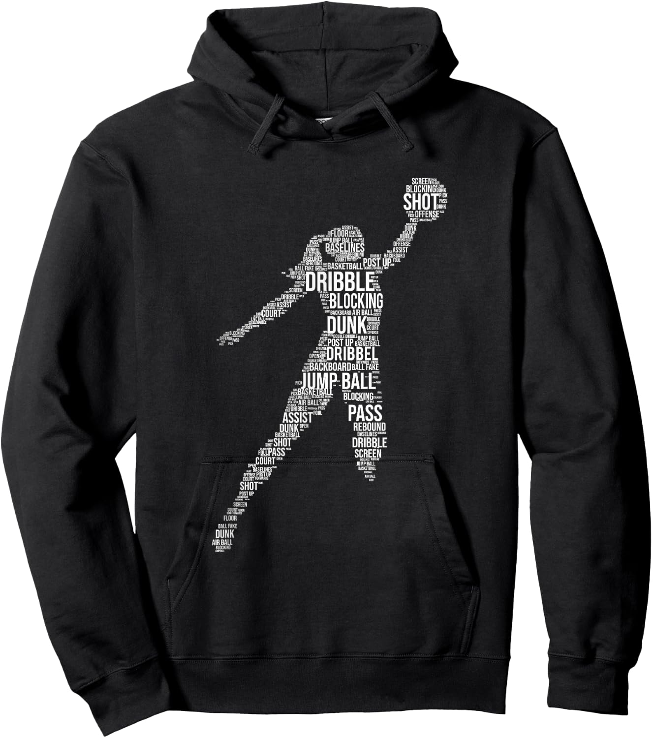 Basketball Girl - Point Guard Ball Shooting Sports Hoodie - Hoodie | Black