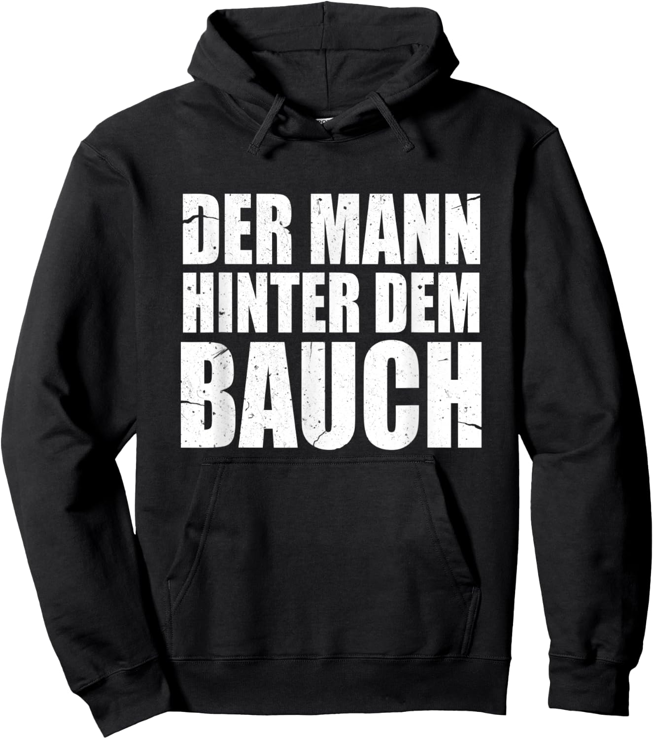 Pregnancy Der Mann Hinter Dem Bauch Dad To Be German Grunge Hoodie - Hoodie | Black