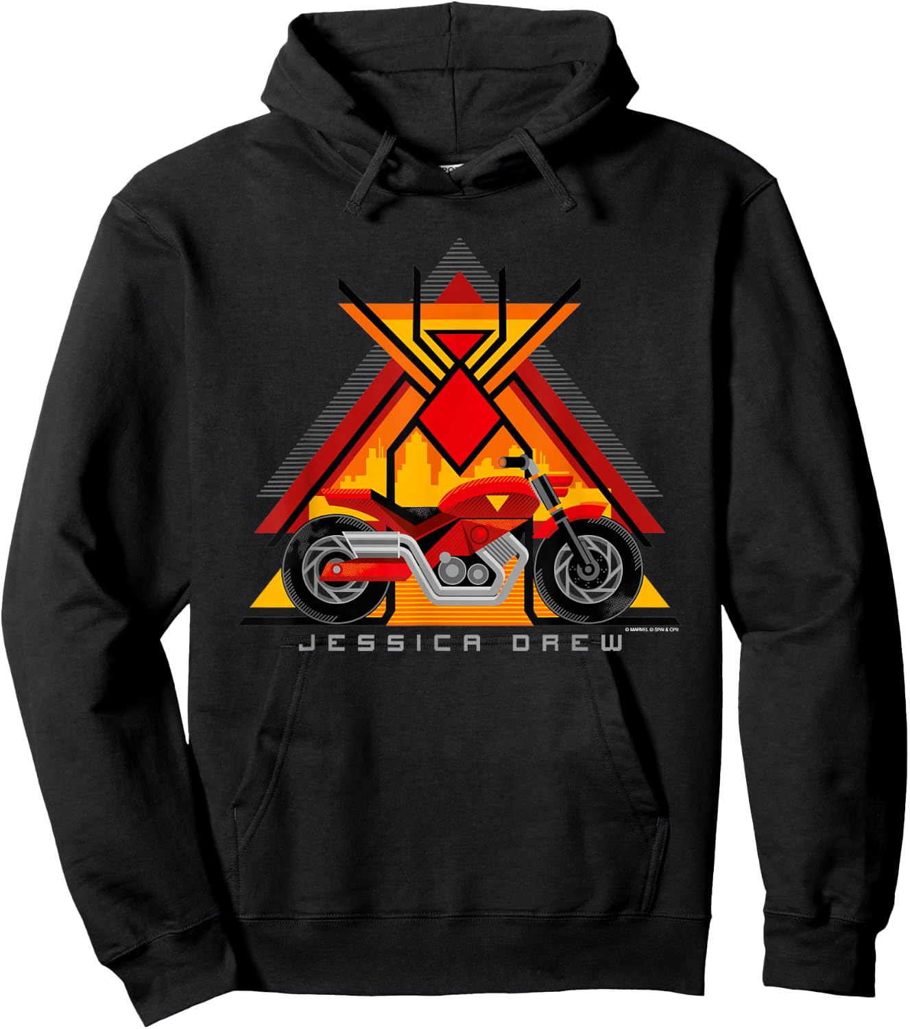 Marvel Spider-Man: Across the Spider-Verse Jessica Drew Bike Hoodie - Hoodie | Black