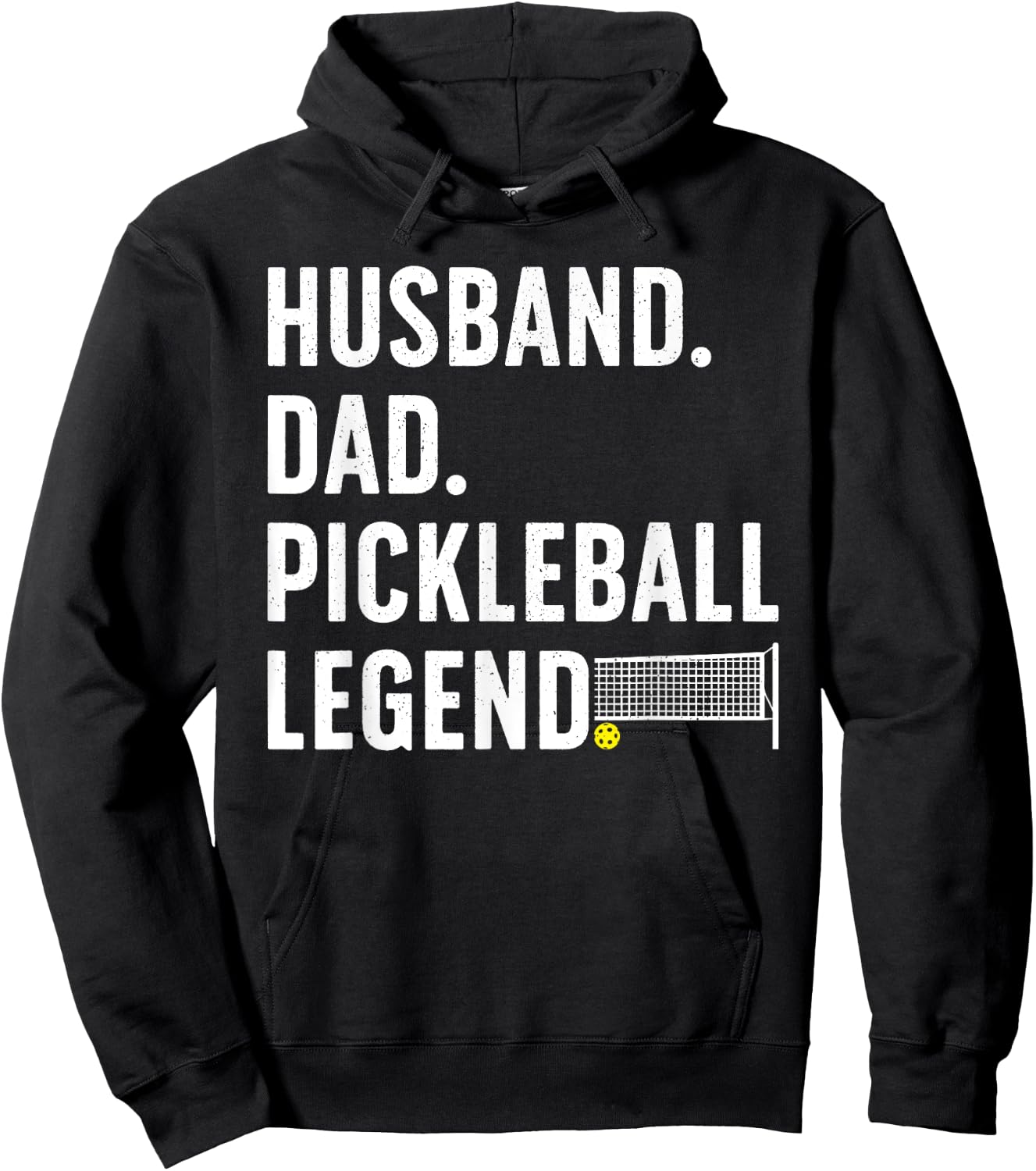 Cool Pickleball Design For Husband Dad Men Pickleball Player Hoodie - Hoodie | Black
