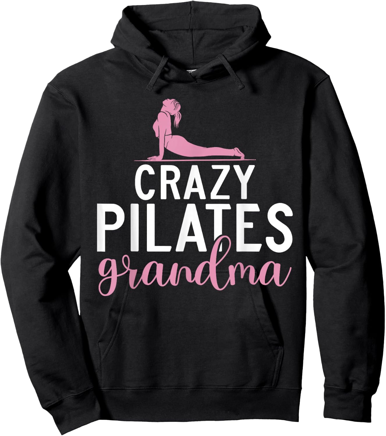 Crazy Pilates Grandma Hoodie - Hoodie | Black