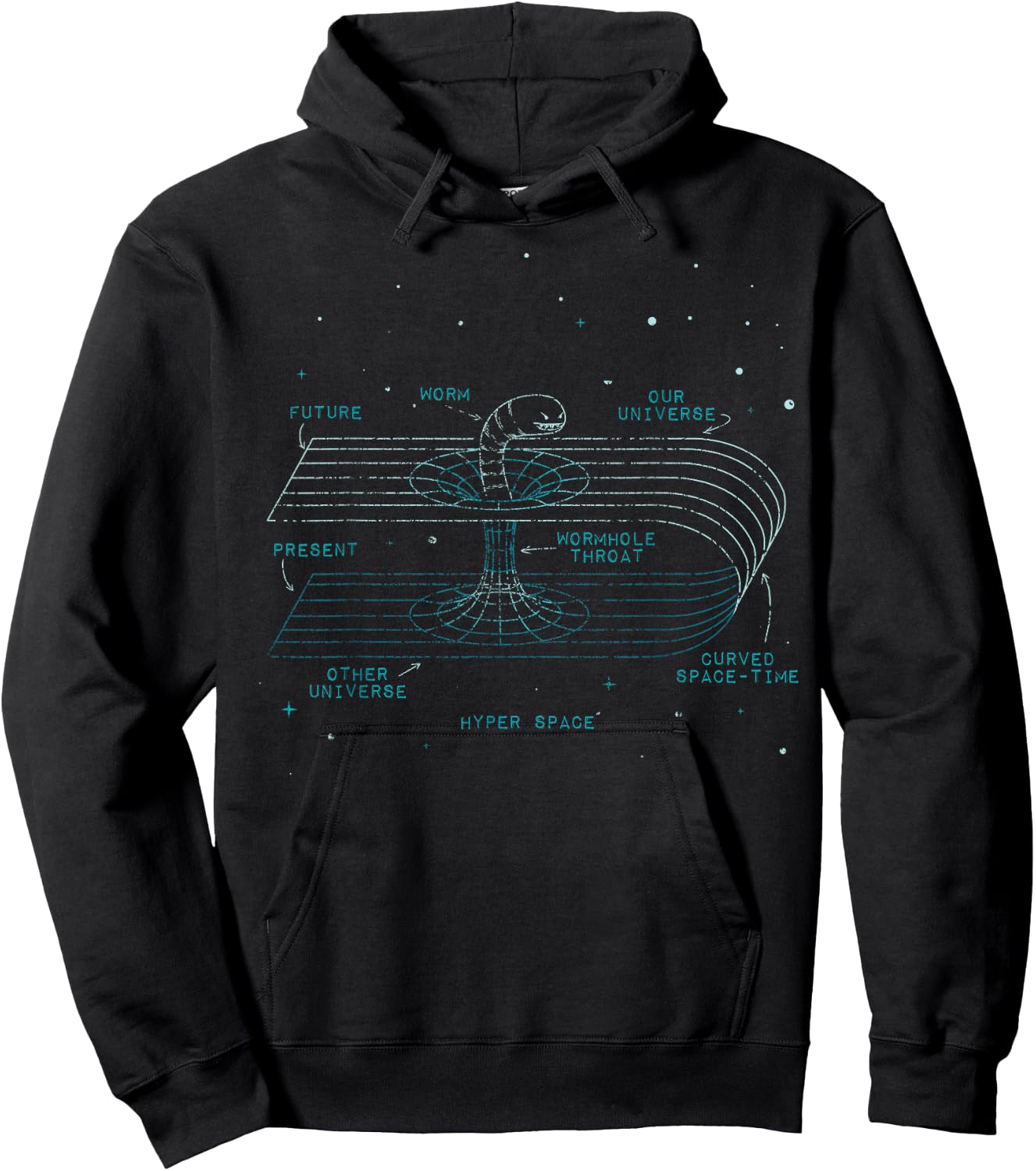 Physics Wormhole Time Travel Astrophysicists Hoodie - Hoodie | Black