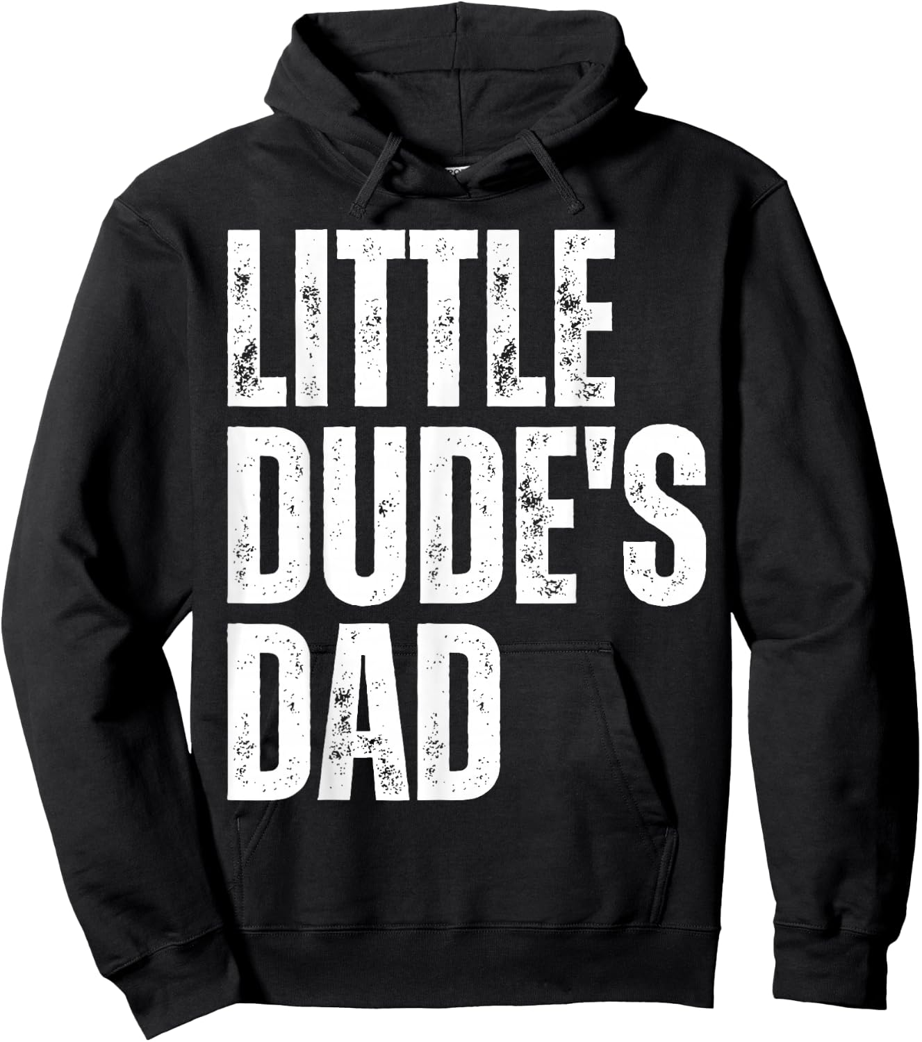 Little Dudes Dad Hoodie - Hoodie | Black