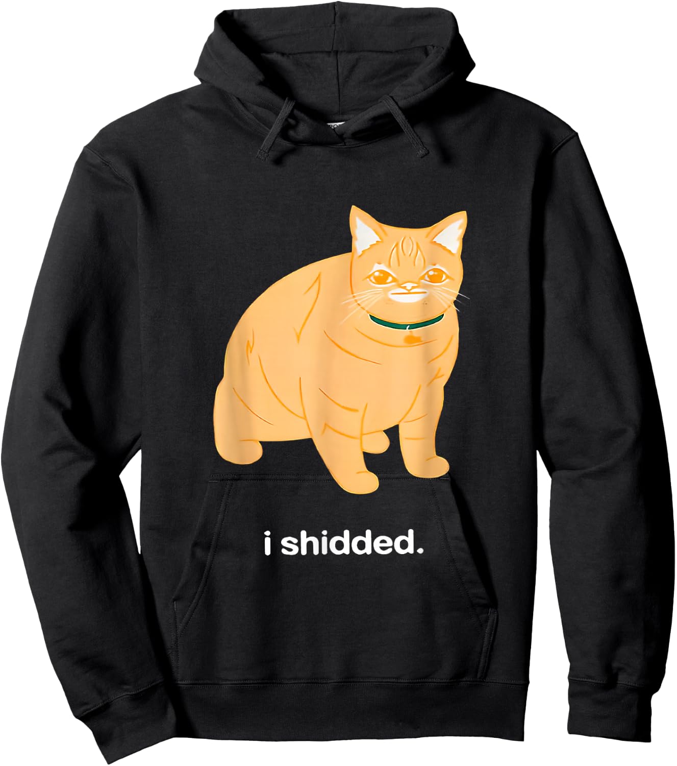 I Shidded Funny Cat Trendy Cat Lovers Cat Mom Women Girls Hoodie - Hoodie | Black