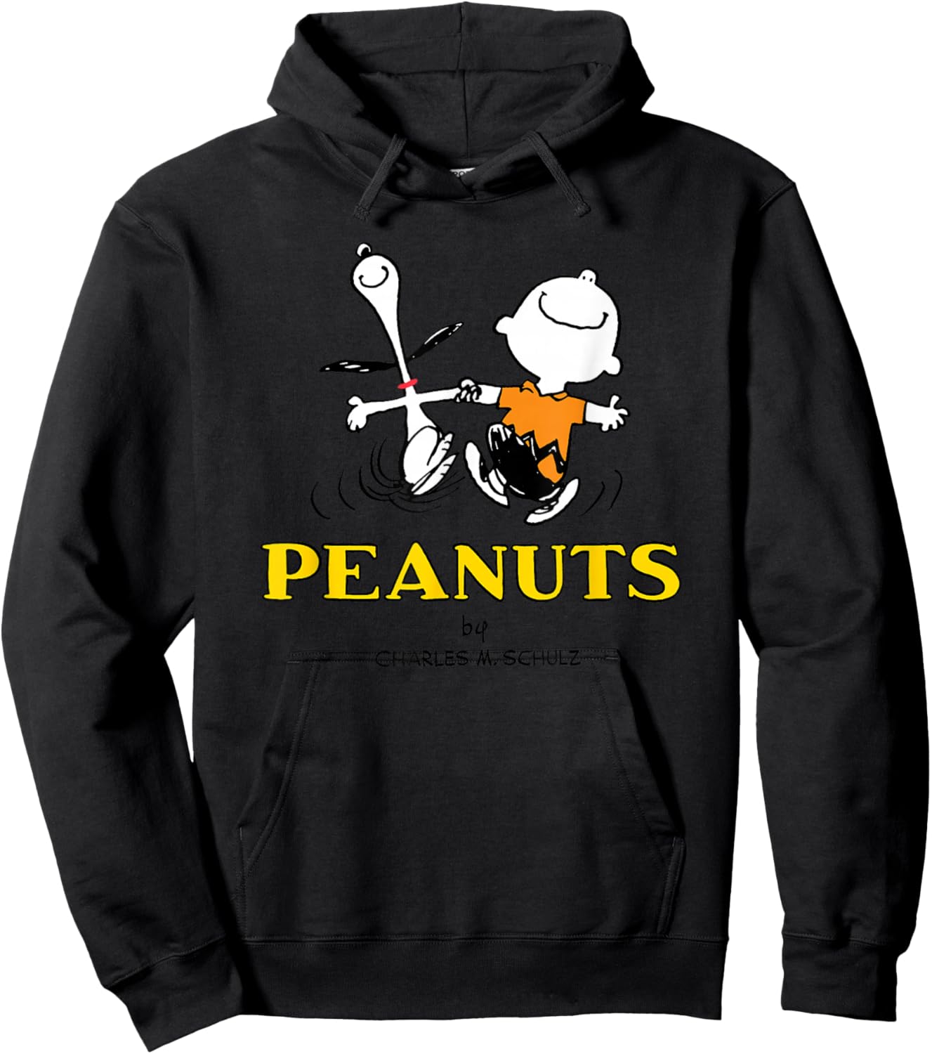 Peanuts - Charlie Snoopy Dancing Hoodie - Hoodie | Black