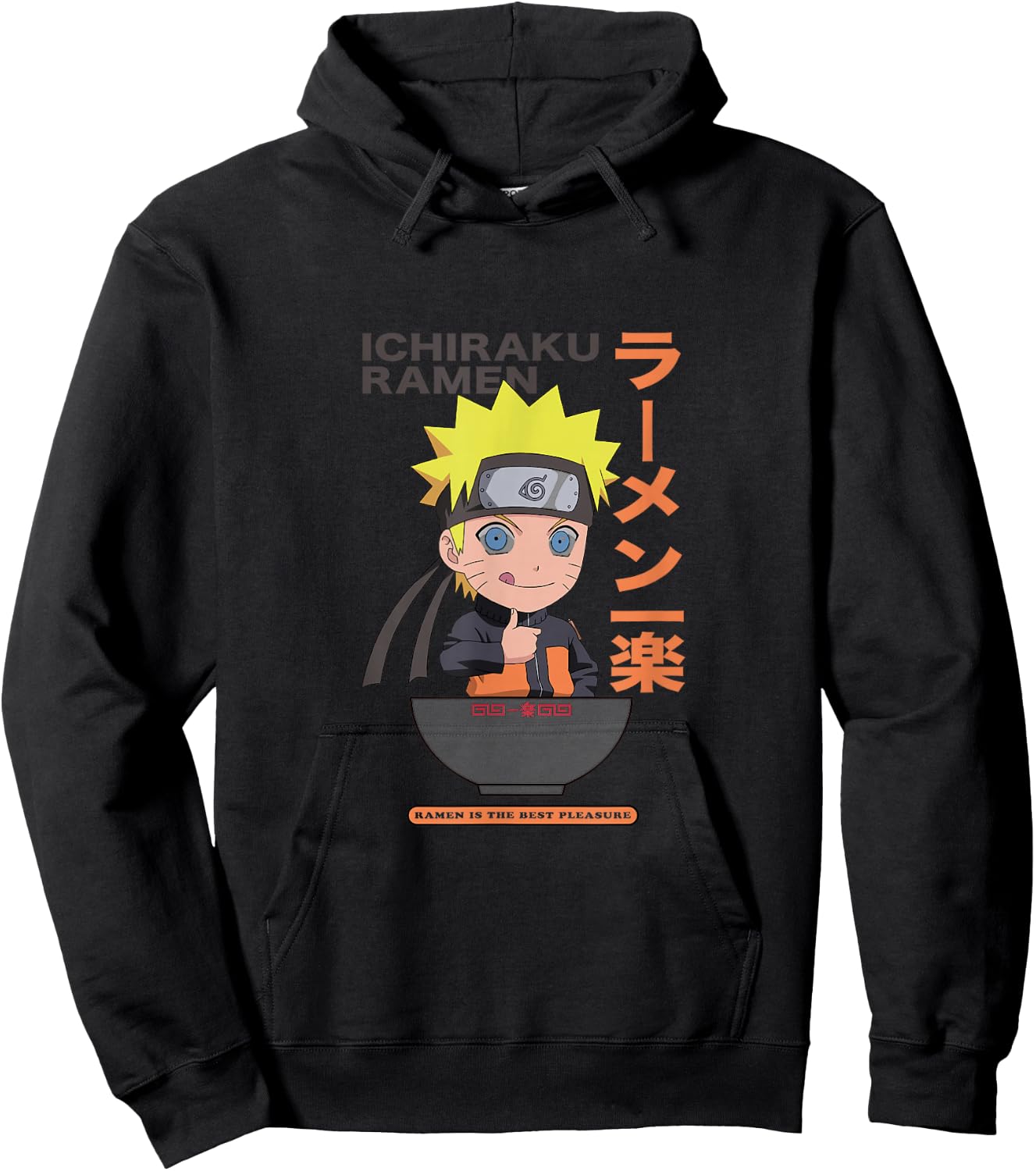 Naruto Naruto Shippuden Ichiraku Ramen - -Kids, Black, S Hoodie - Hoodie | Black