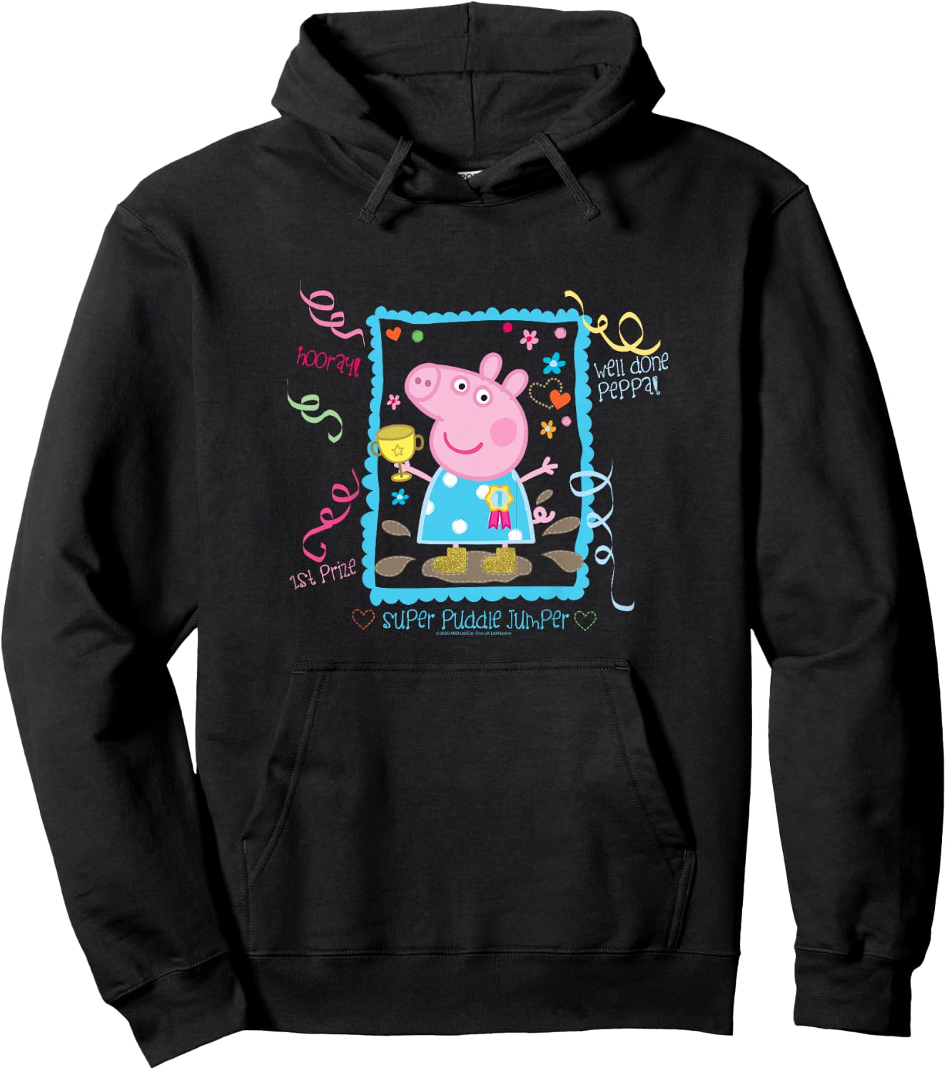 Peppa Pig George Pig Super Puddle Jumper Hoodie - Hoodie | Black