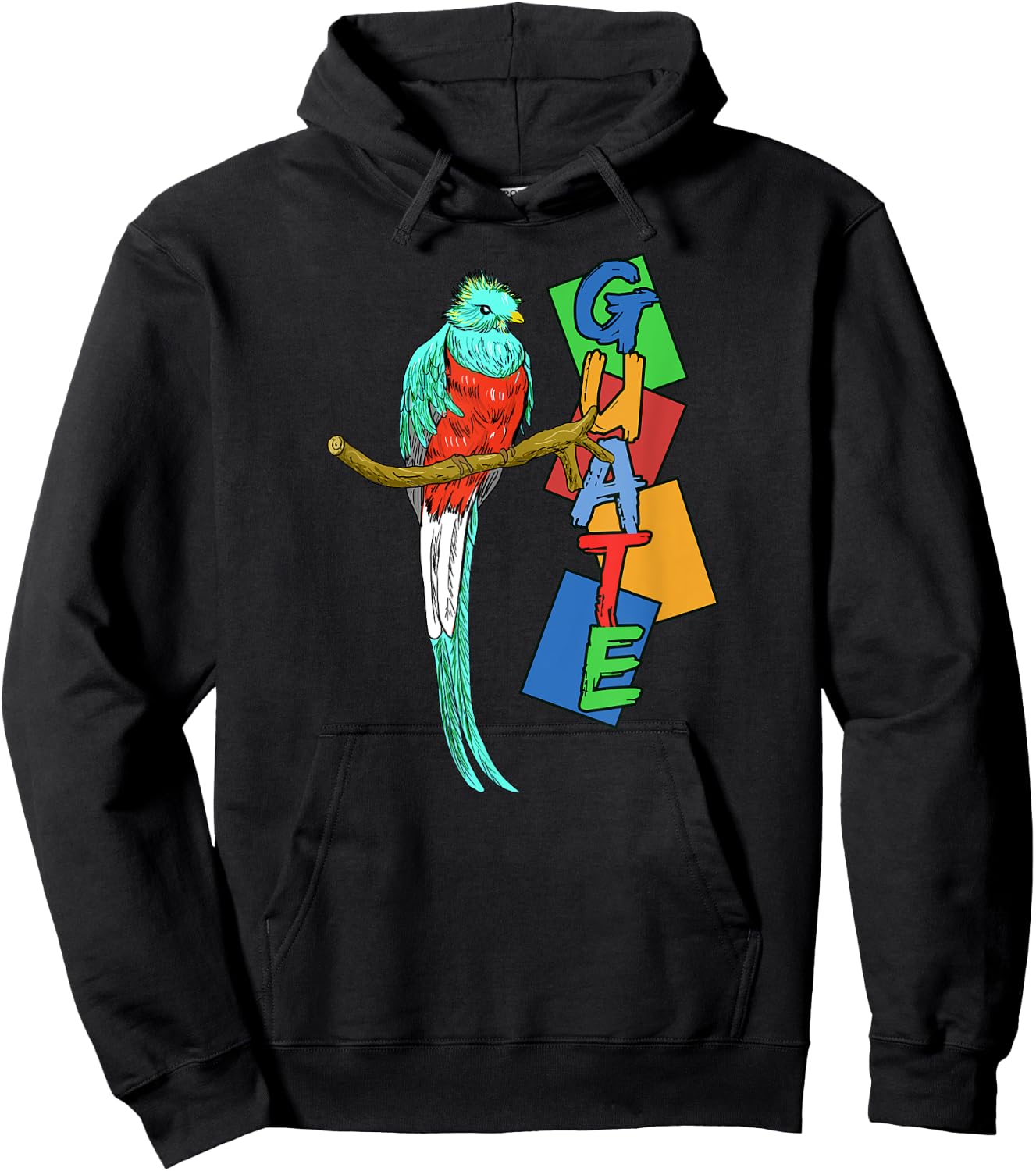 Guatemala Guate Quetzal National Bird Guatemalan Hoodie - Hoodie | Black