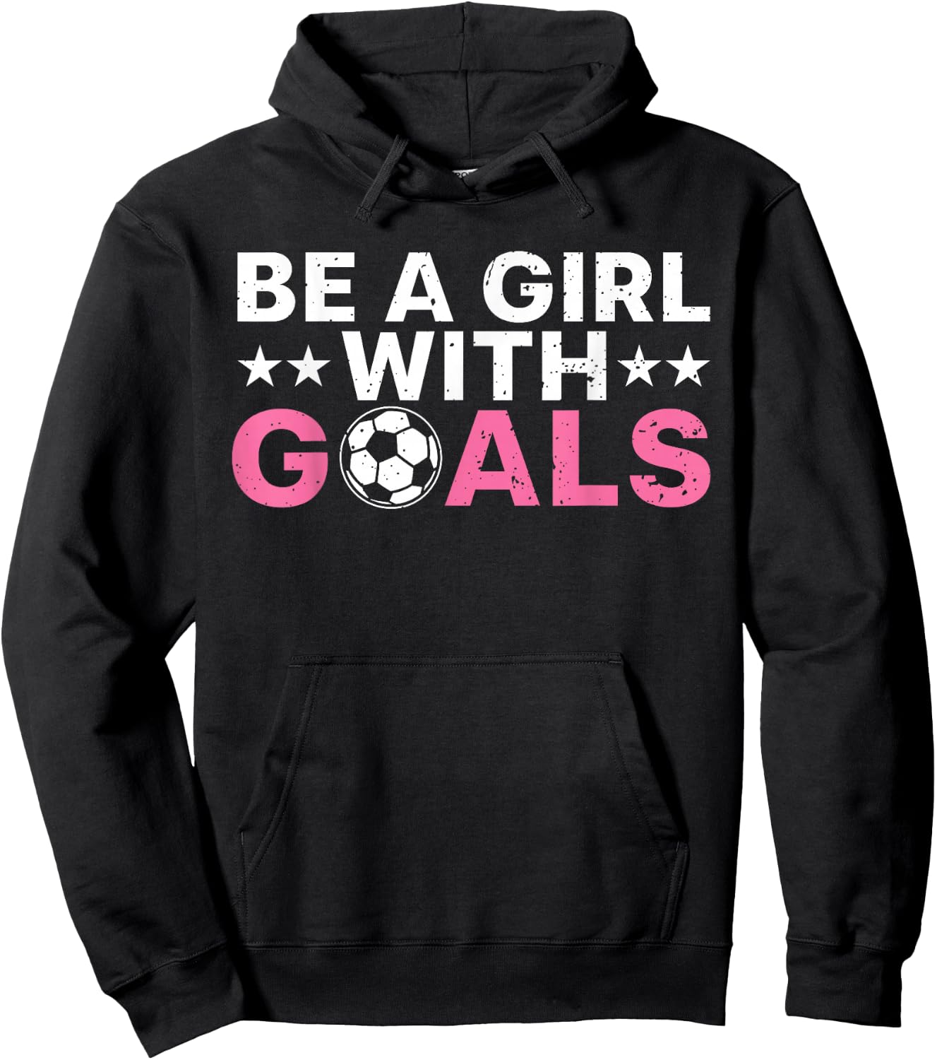 Cool Soccer Girls Football Soccer Lovers Sayings Hoodie - Hoodie | Black