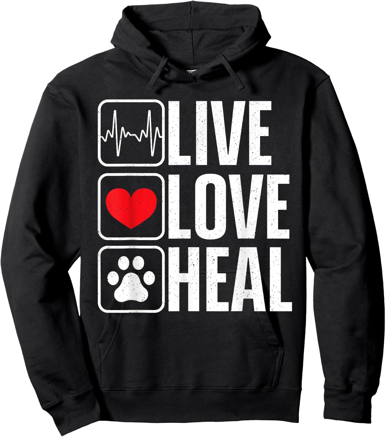 Funny Veterinarian Art Women Veterinary Pet Vet Tech Hoodie - Hoodie | Black