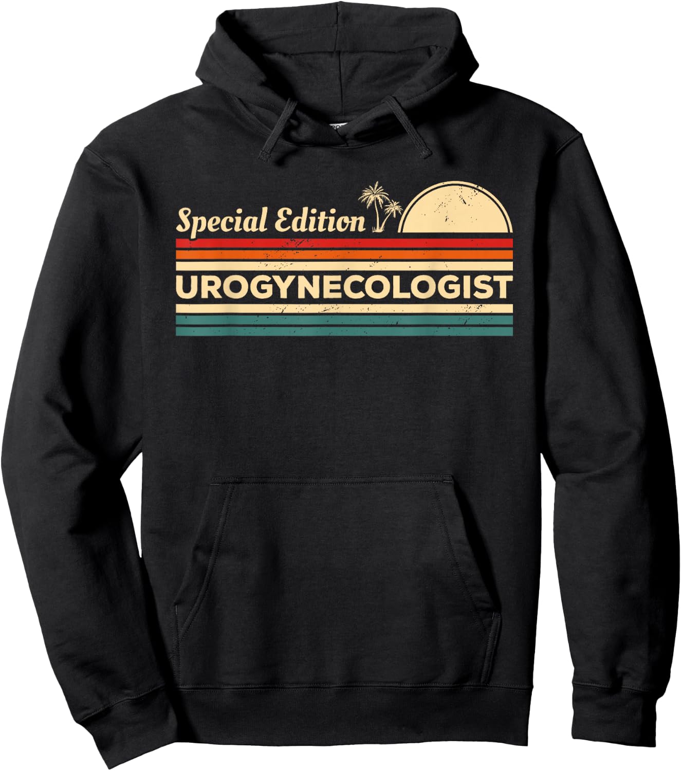 Vintage Urogynecologist Urogynecology Hoodie - Hoodie | Black