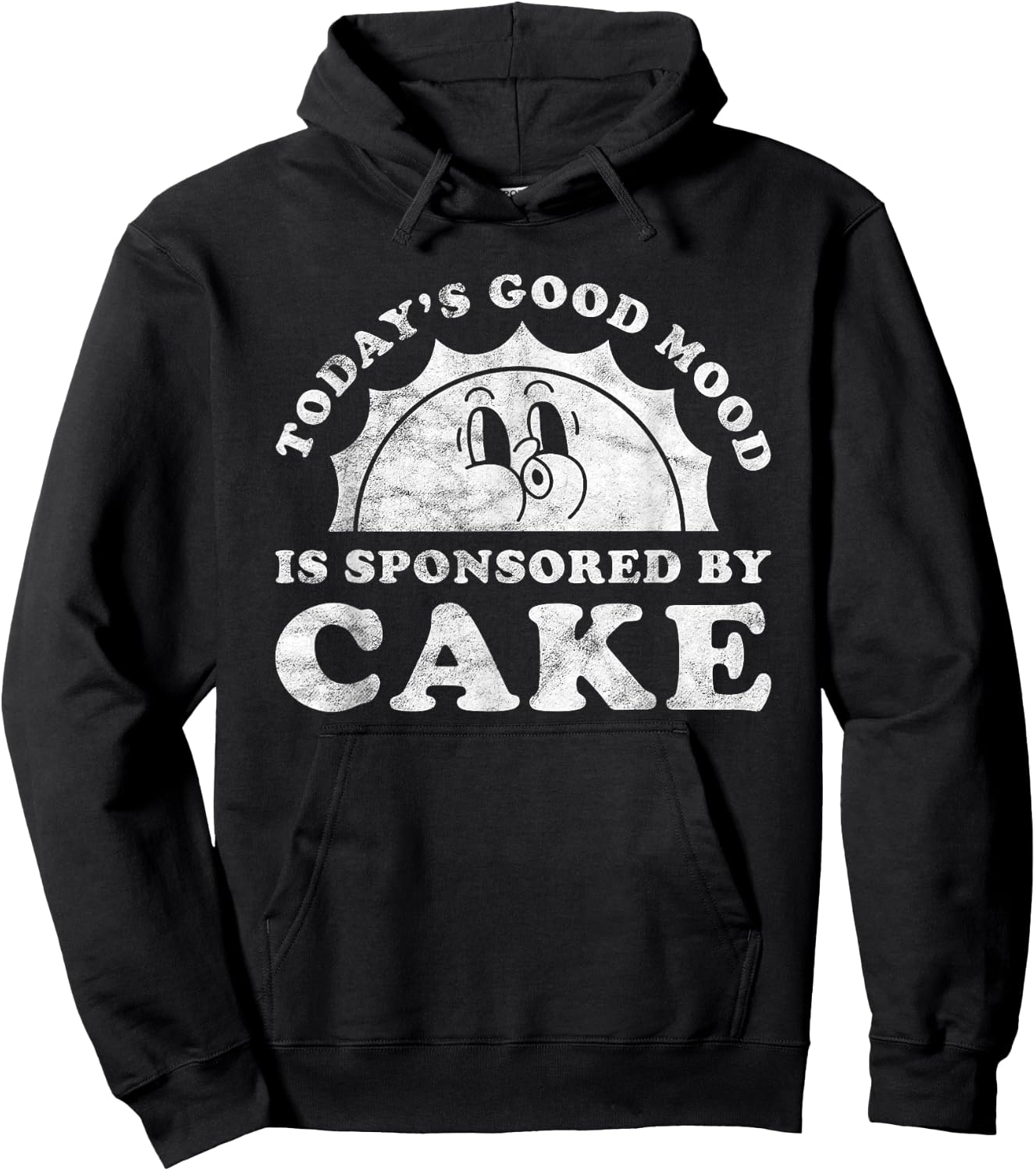 Funny Cute Retro Vintage Cake Hoodie - Hoodie | Black