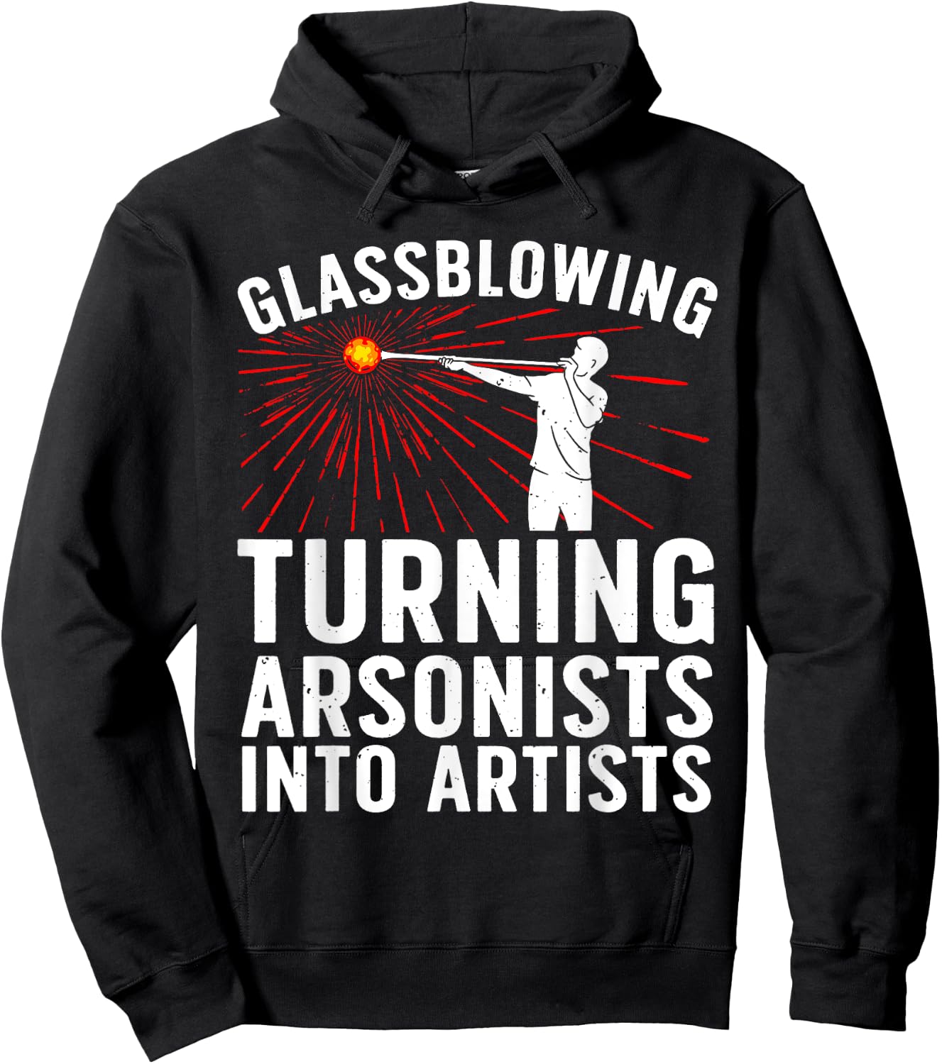 Funny Glass Blowing Art Women Glassblower Tool Lover Hoodie - Hoodie | Black