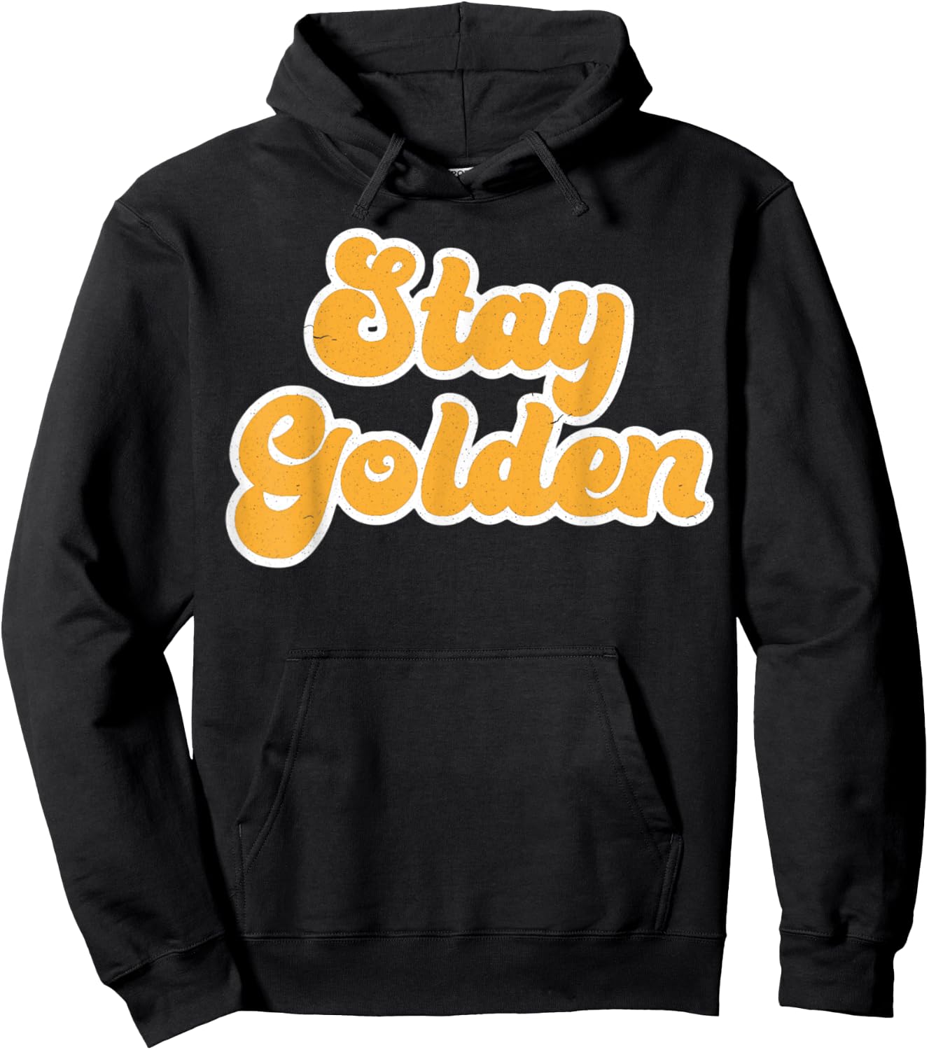 Vintage Retro Stay Golden 80's 90's Style Friends Icons Hoodie - Hoodie | Black