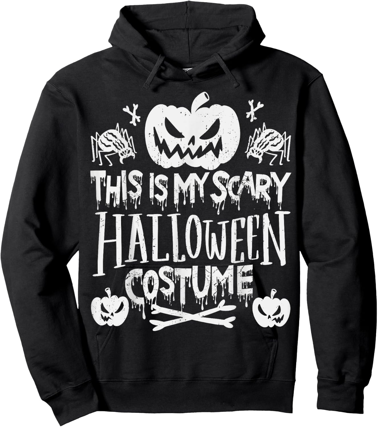 This Is My Scary Halloween Costume Hoodie - Hoodie | Black