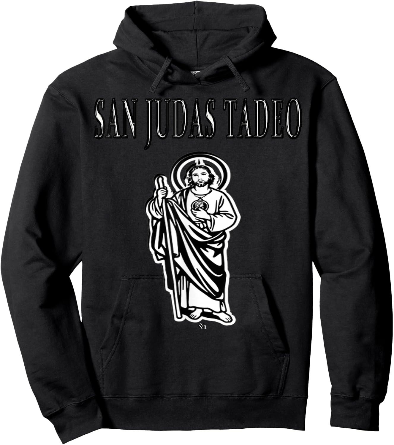 San Judas tadeo camisa san Juditas Shirts Mexican shirts Hoodie - Hoodie | Black