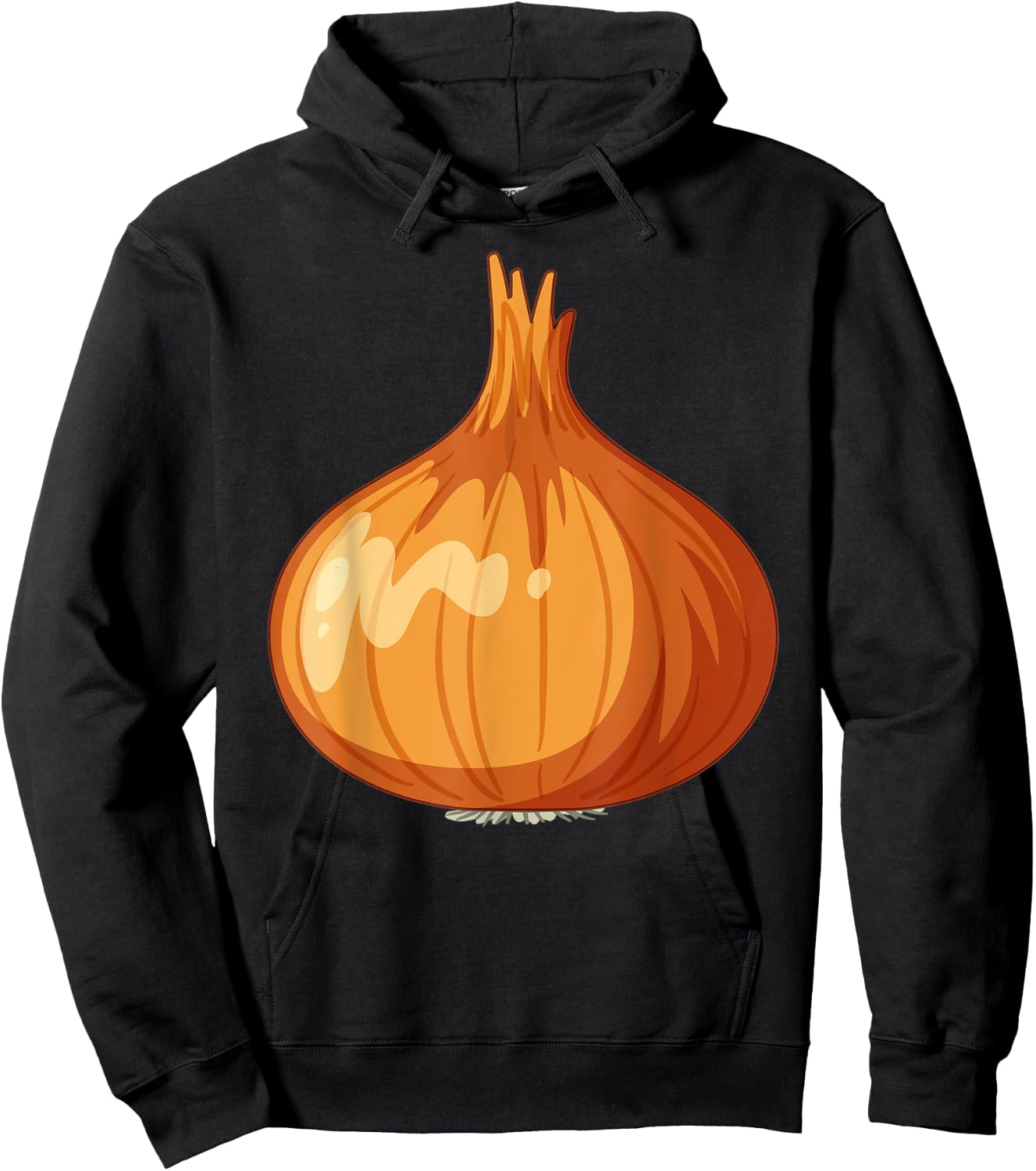 Funny Halloween Onion Cheap Last Minute Kawaii Costume Hoodie - Hoodie | Black