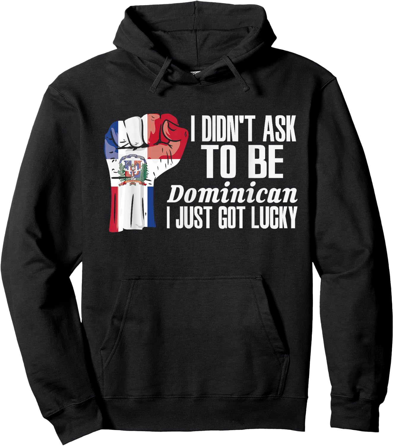 Dominican Dominican Republic Flag Grown Roots Patriot Hoodie - Hoodie | Black