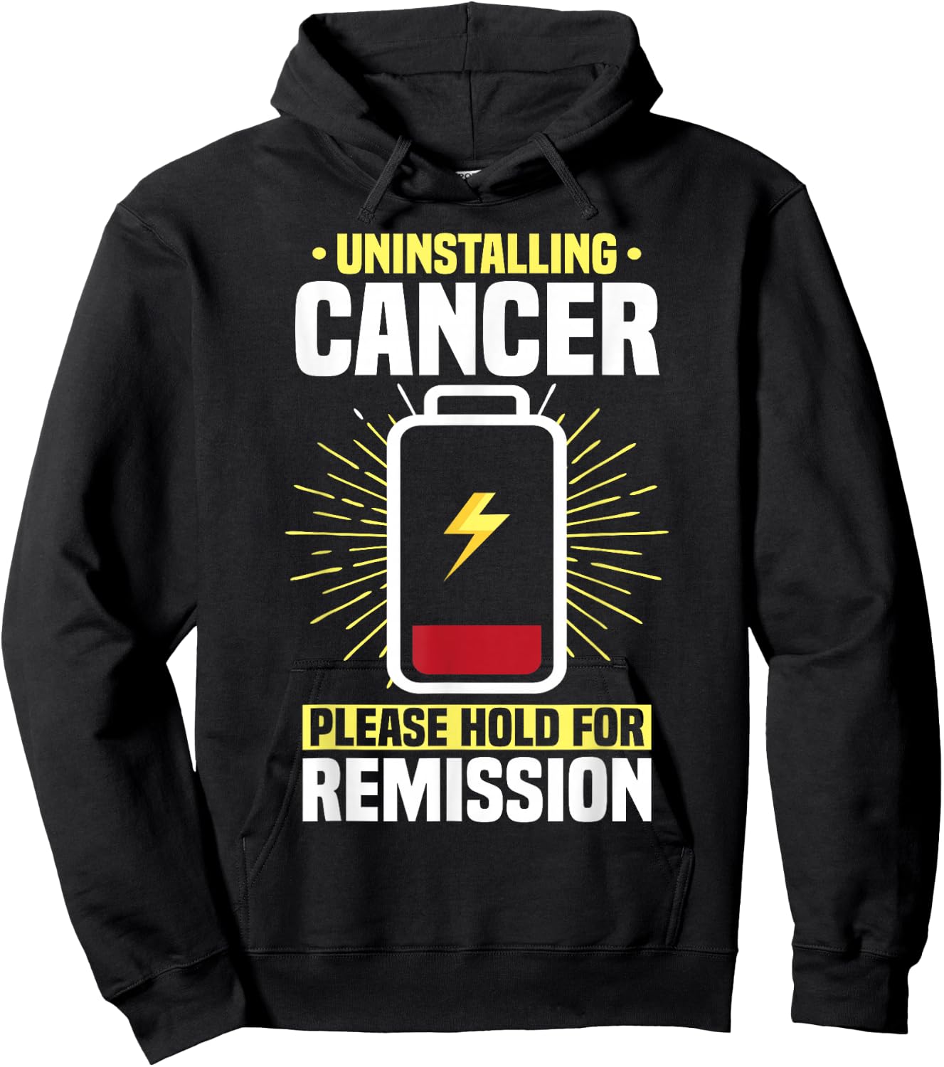Warrior Chemotherapy Chemo Fighter Hoodie - Hoodie | Black