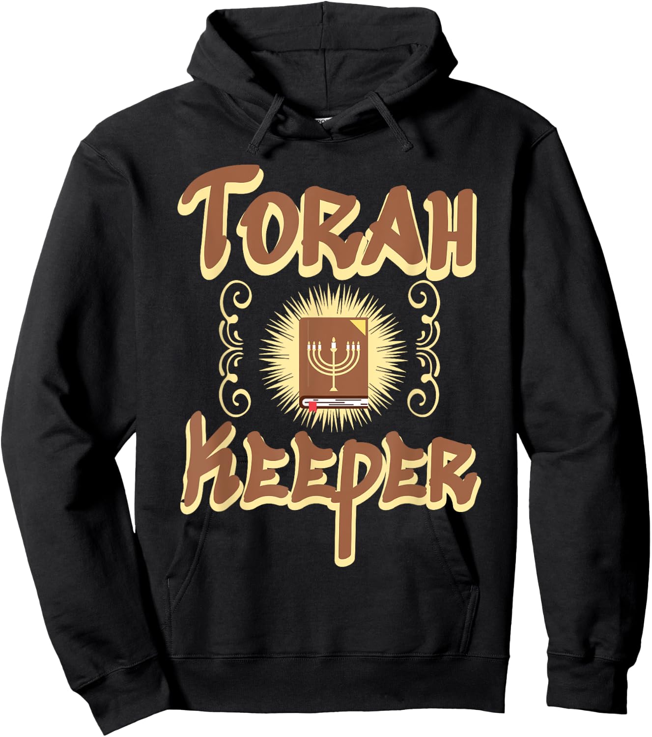 Hebrew Israelite Clothing Judah Yah Torah Keeper Hoodie - Hoodie | Black
